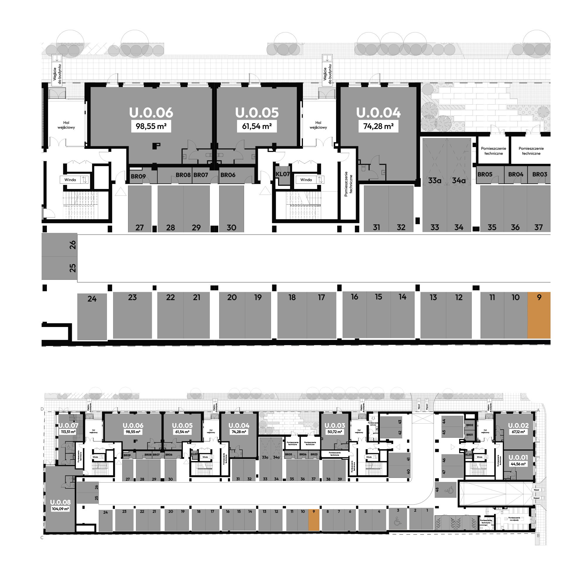 Dyfrakcja Łódzka Łódź mieszkanie deweloperskie na  parterze z 0 pokojami