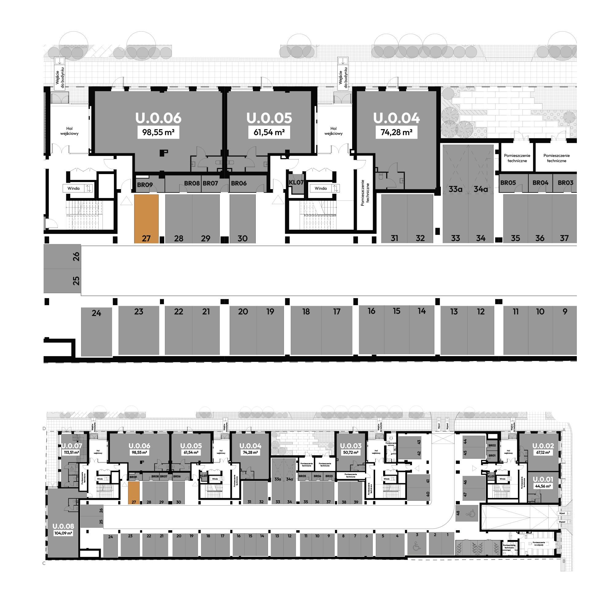 Dyfrakcja Łódzka Łódź mieszkanie deweloperskie na  parterze z 0 pokojami