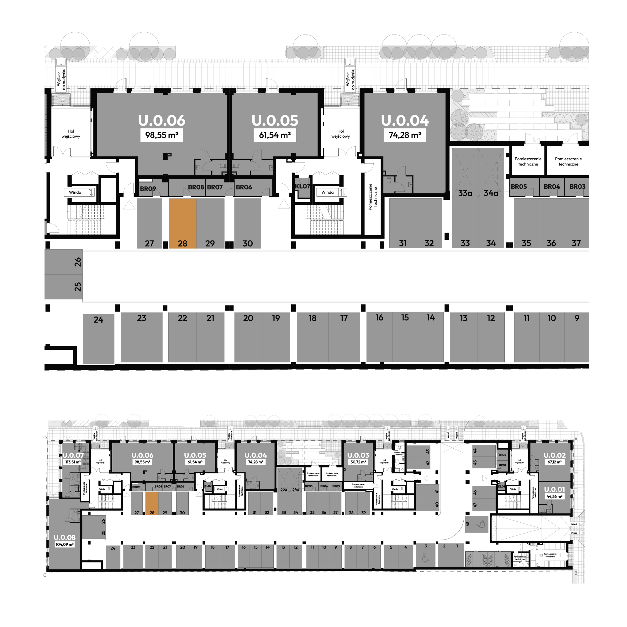 Dyfrakcja Łódzka Łódź mieszkanie deweloperskie na  parterze z 0 pokojami