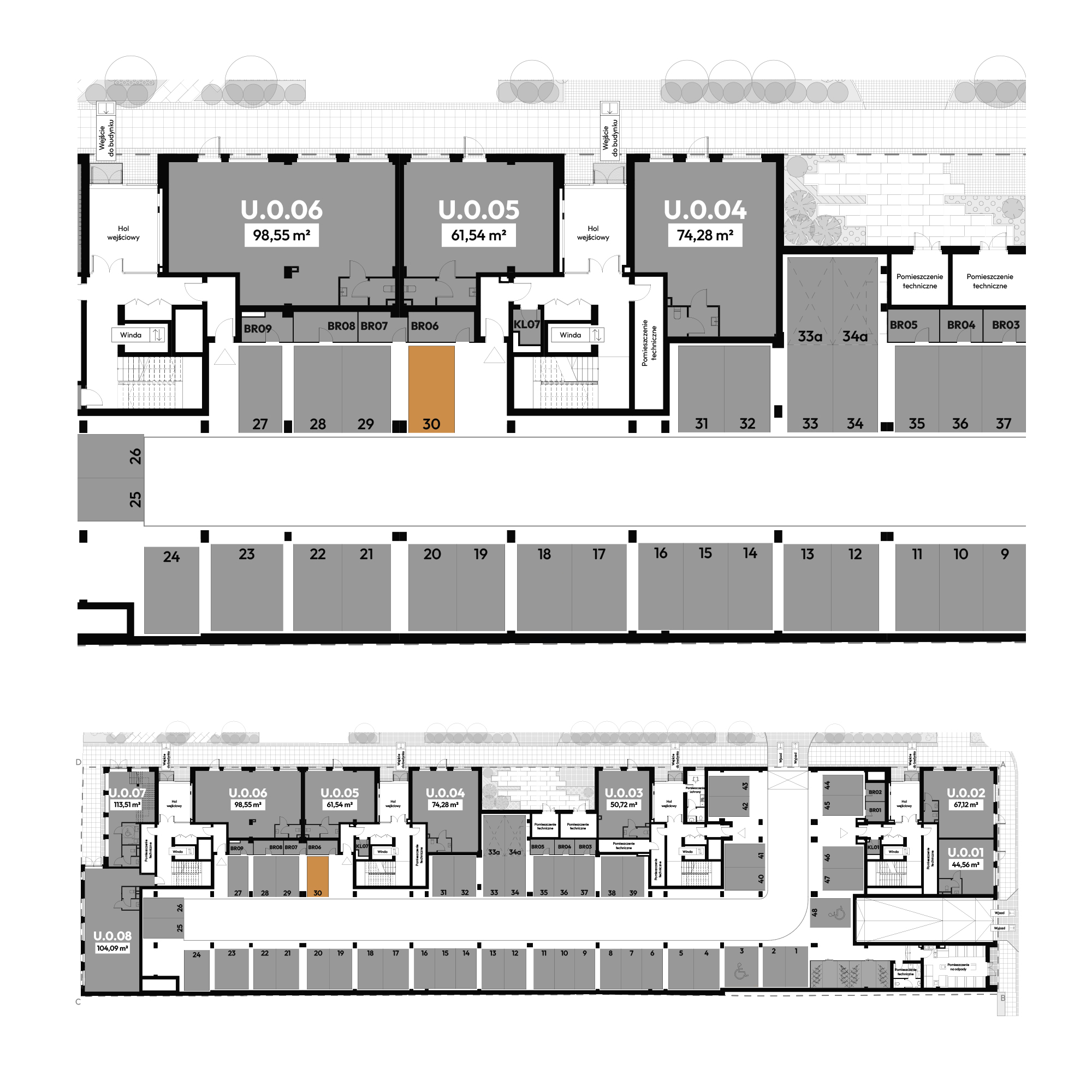 Dyfrakcja Łódzka Łódź mieszkanie deweloperskie na  parterze z 0 pokojami