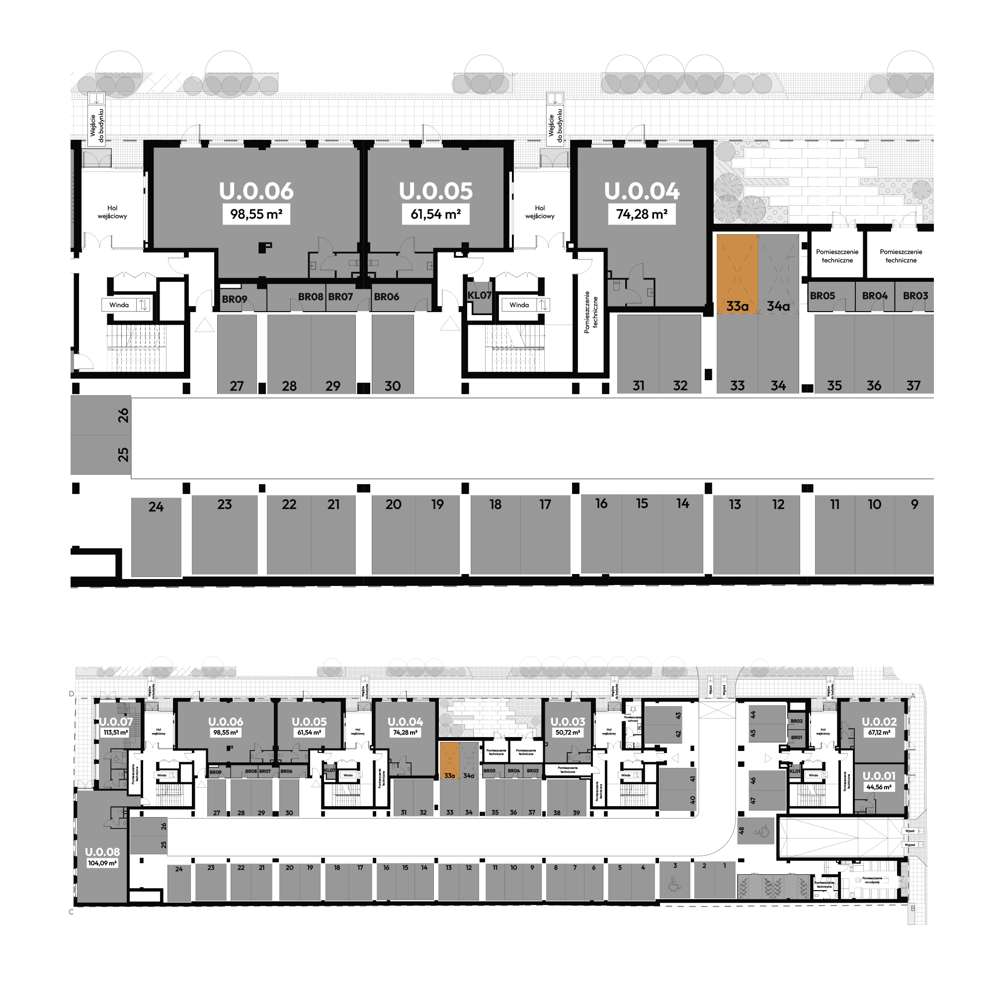 Dyfrakcja Łódzka Łódź mieszkanie deweloperskie na  parterze z 0 pokojami