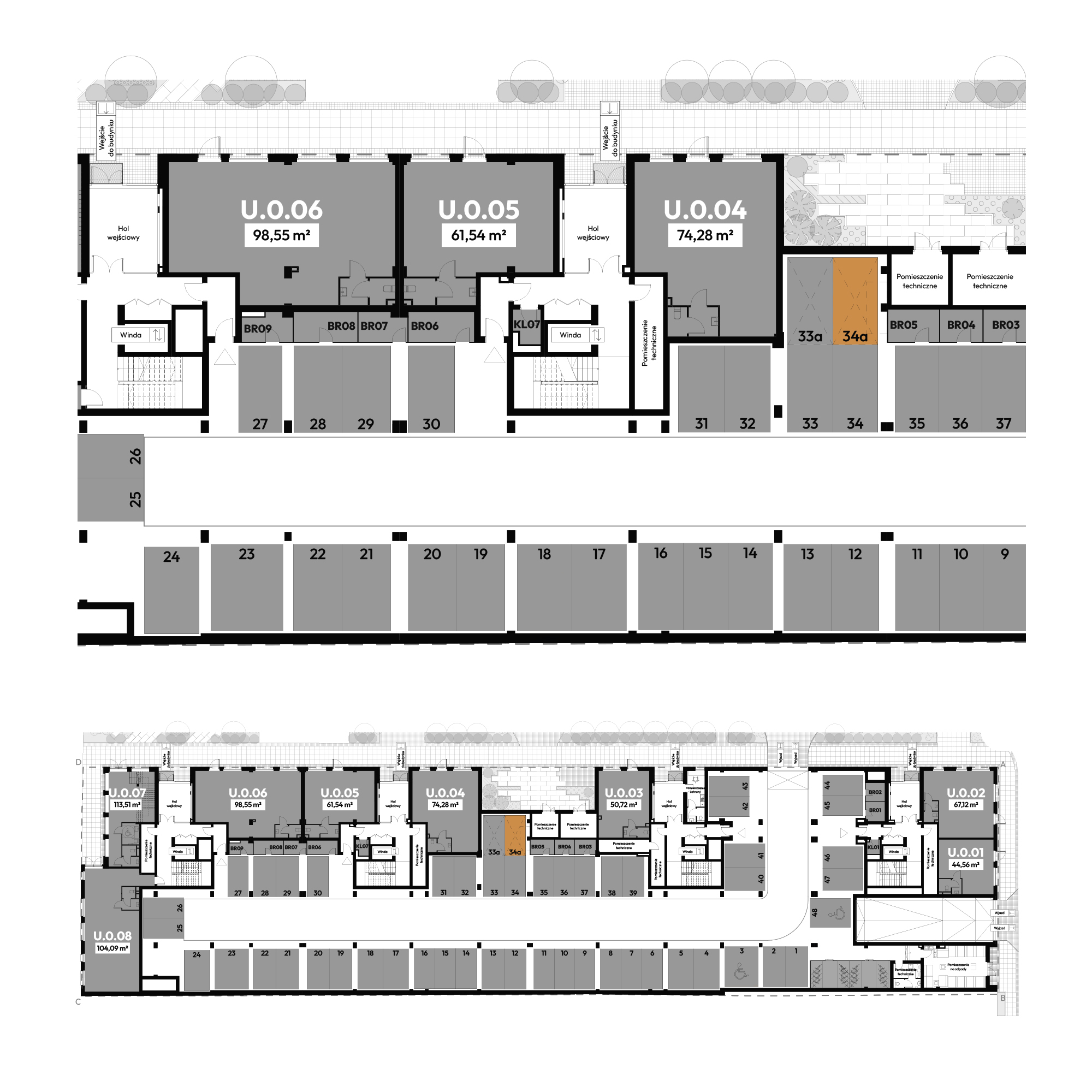 Dyfrakcja Łódzka Łódź mieszkanie deweloperskie na  parterze z 0 pokojami