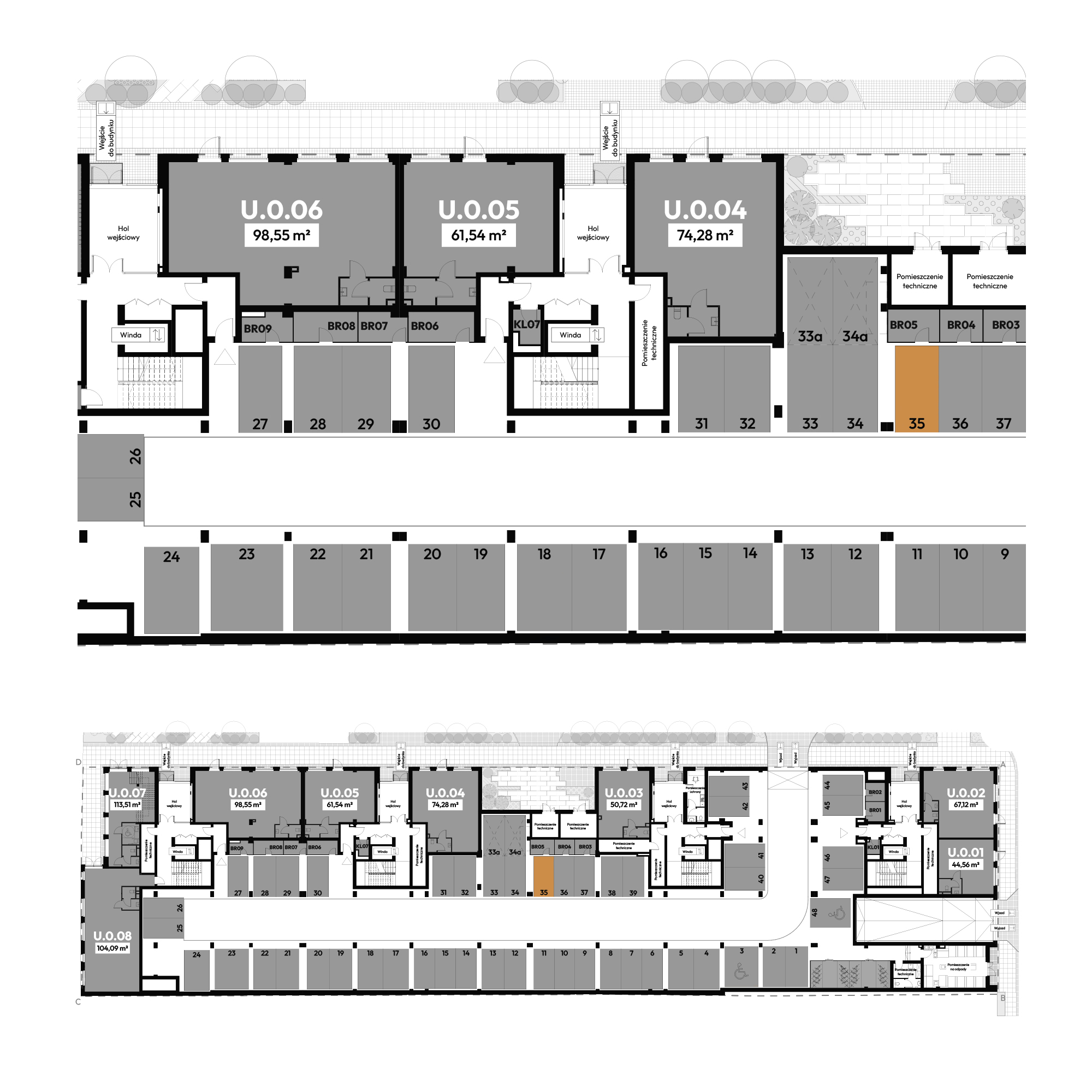 Dyfrakcja Łódzka Łódź mieszkanie deweloperskie na  parterze z 0 pokojami