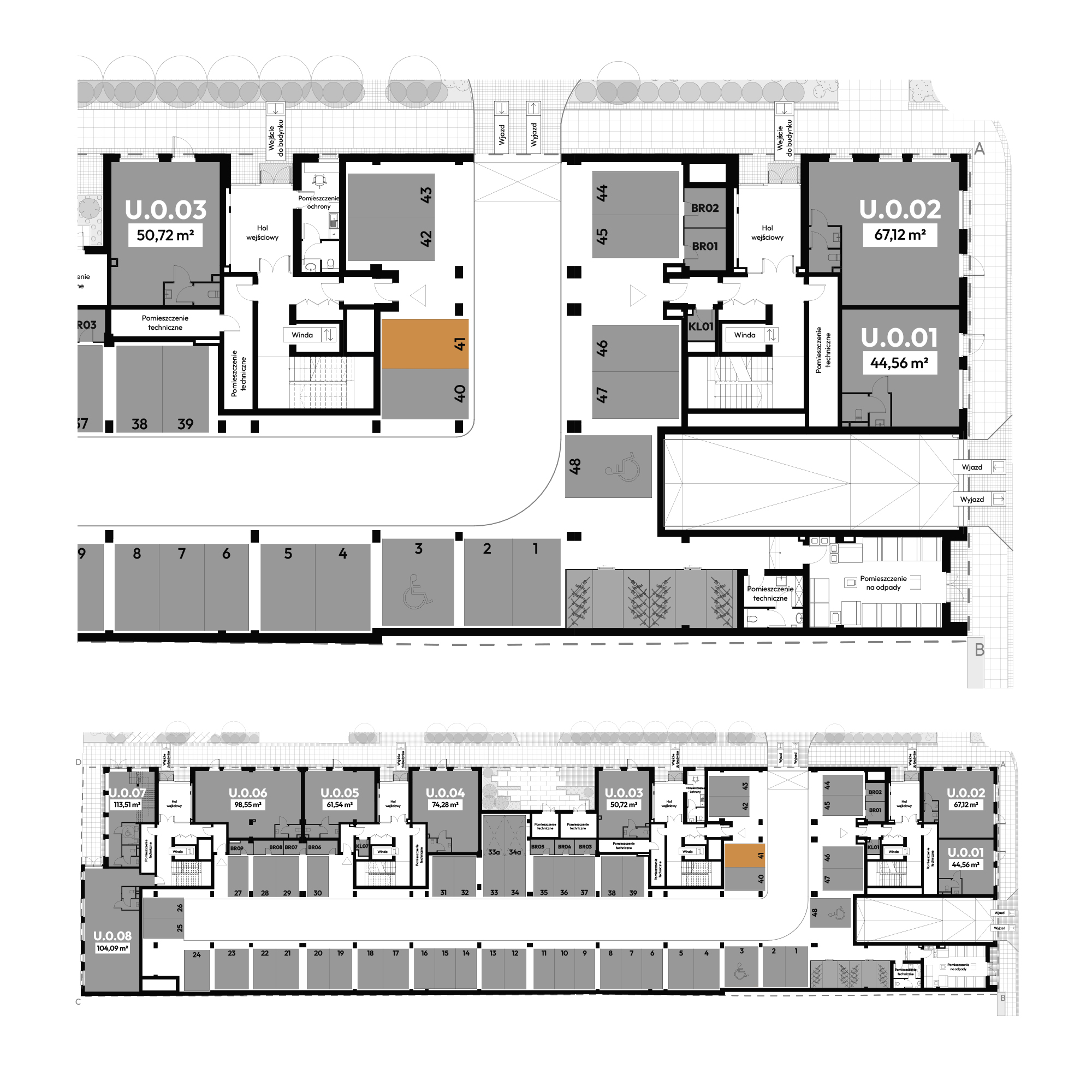 Dyfrakcja Łódzka Łódź mieszkanie deweloperskie na  parterze z 0 pokojami