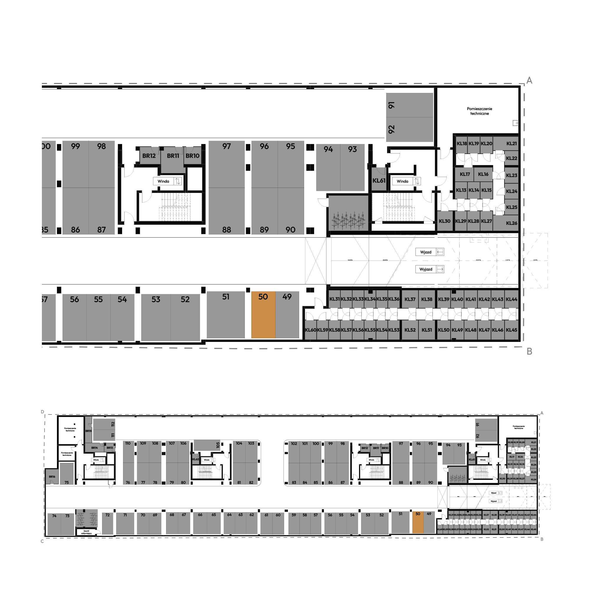 Dyfrakcja Łódzka Łódź mieszkanie deweloperskie na -1 piętrze z 0 pokojami