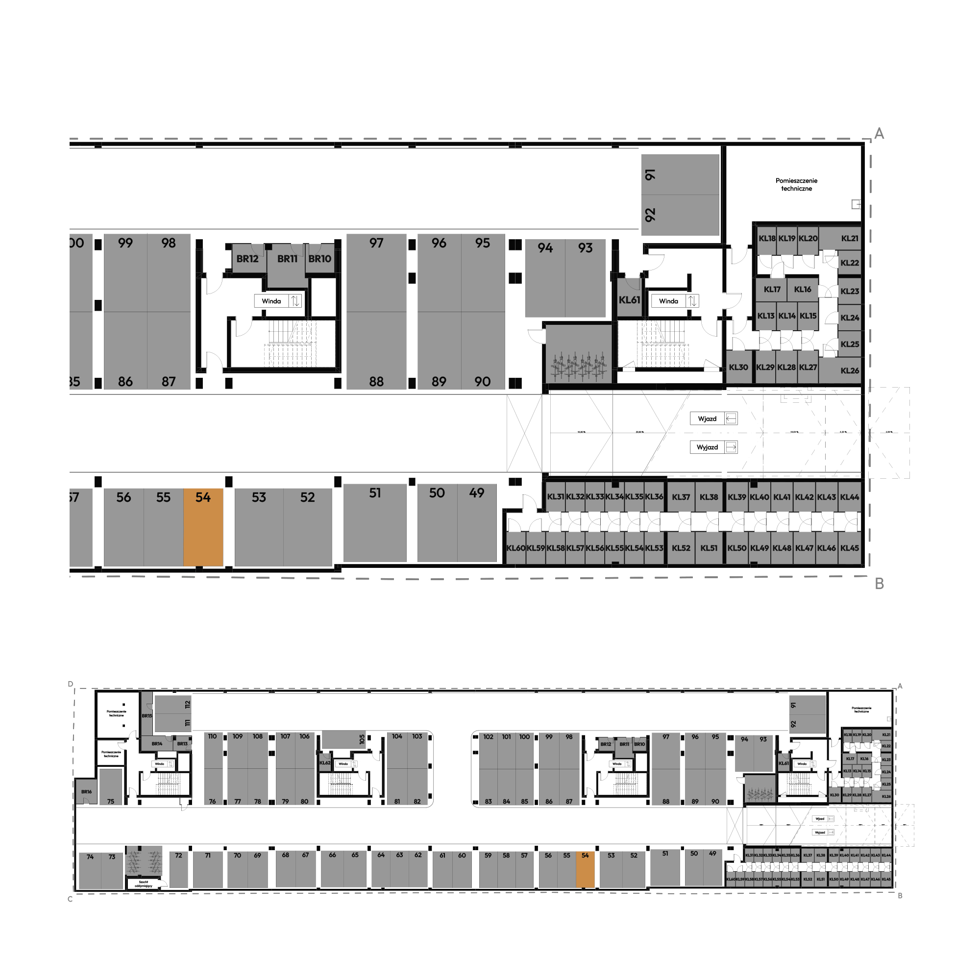 Dyfrakcja Łódzka Łódź mieszkanie deweloperskie na -1 piętrze z 0 pokojami