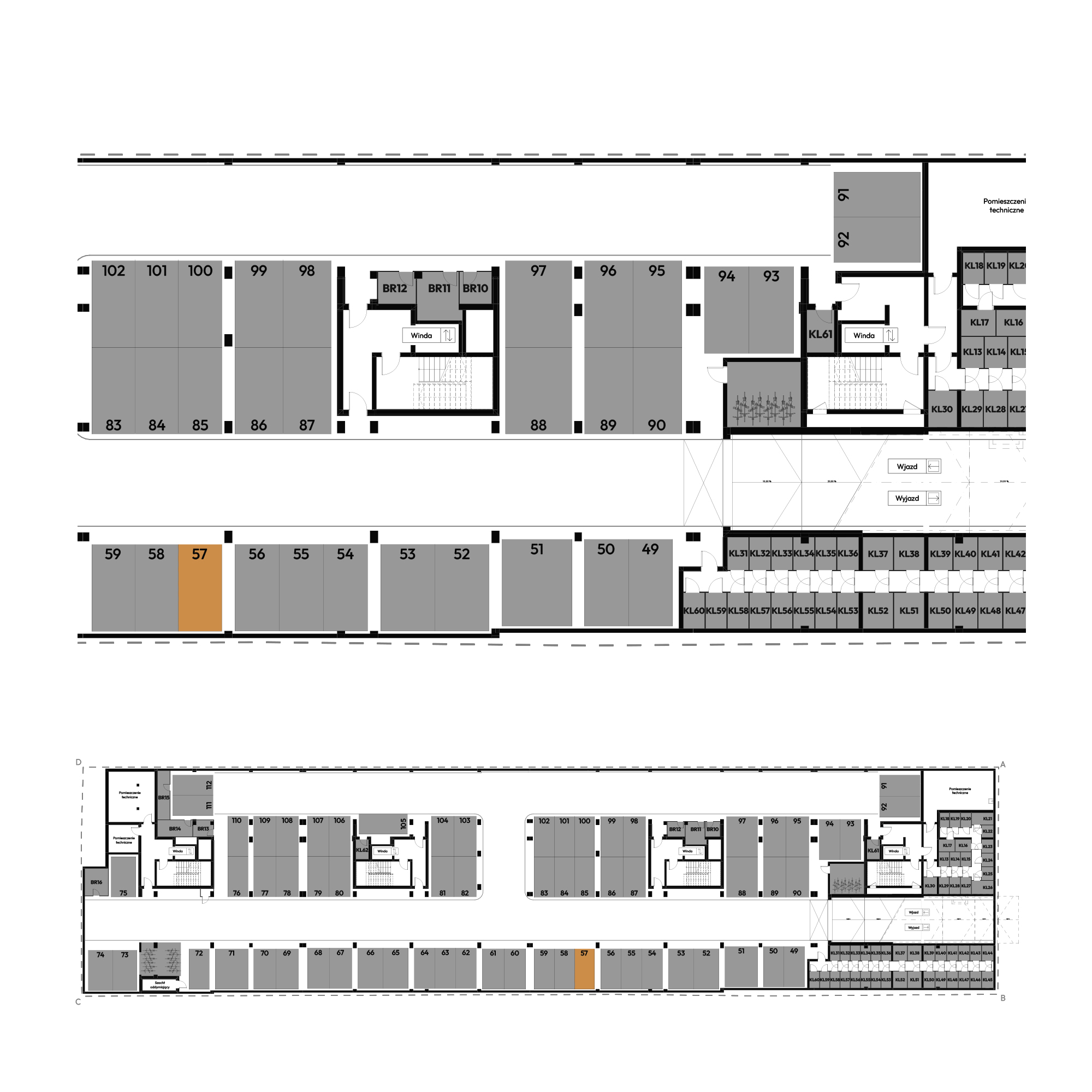 Dyfrakcja Łódzka Łódź mieszkanie deweloperskie na -1 piętrze z 0 pokojami