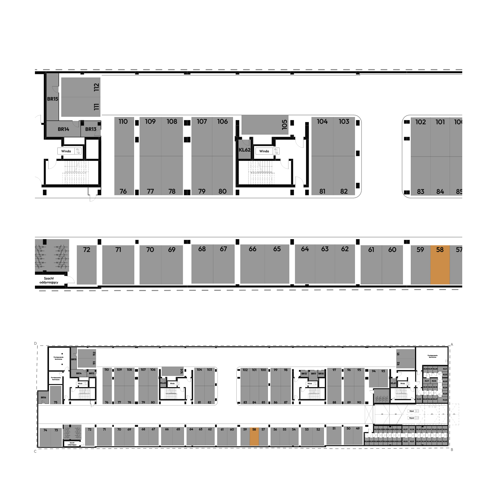 Dyfrakcja Łódzka Łódź mieszkanie deweloperskie na -1 piętrze z 0 pokojami