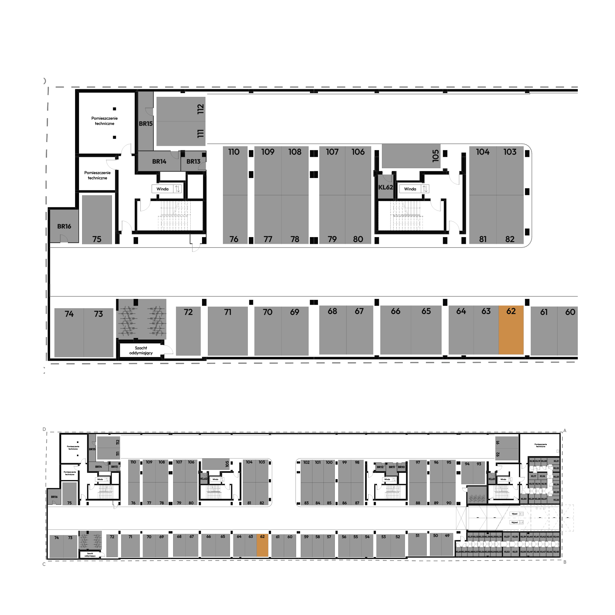 Dyfrakcja Łódzka Łódź mieszkanie deweloperskie na -1 piętrze z 0 pokojami