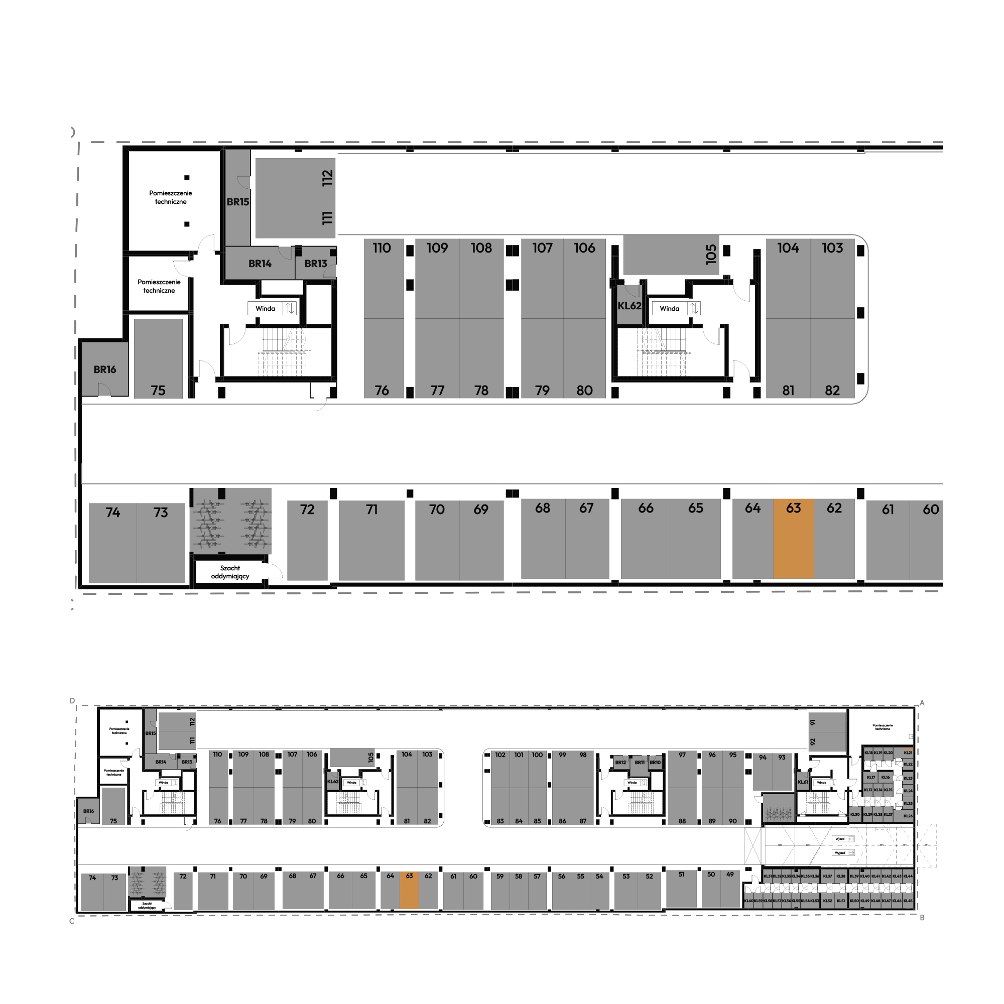 Dyfrakcja Łódzka Łódź mieszkanie deweloperskie na -1 piętrze z 0 pokojami