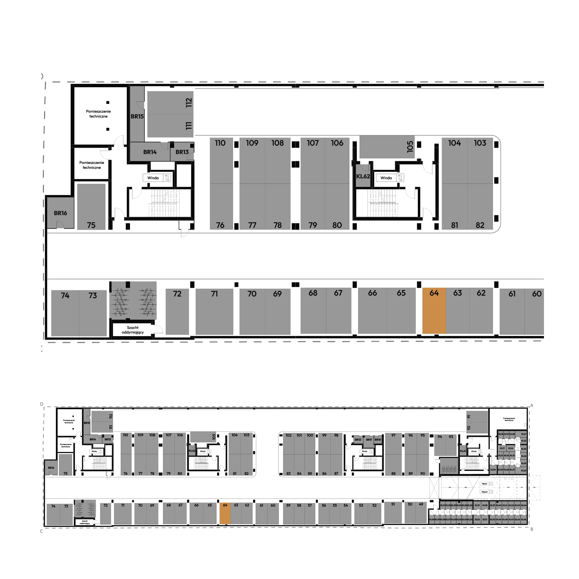 Dyfrakcja Łódzka Łódź mieszkanie deweloperskie na -1 piętrze z 0 pokojami