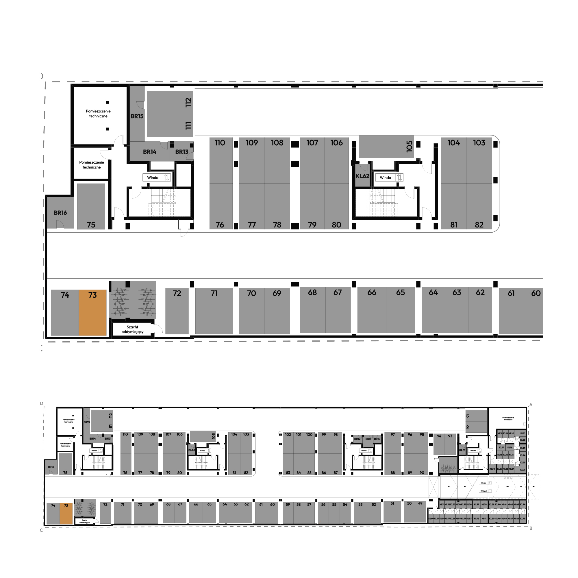Dyfrakcja Łódzka Łódź mieszkanie deweloperskie na -1 piętrze z 0 pokojami