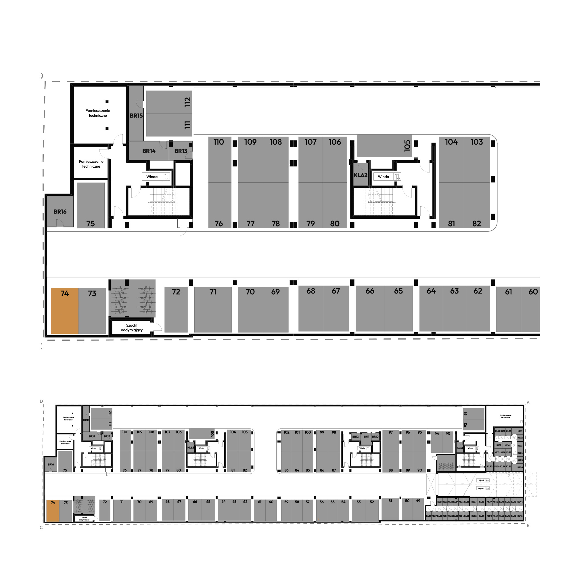 Dyfrakcja Łódzka Łódź mieszkanie deweloperskie na -1 piętrze z 0 pokojami