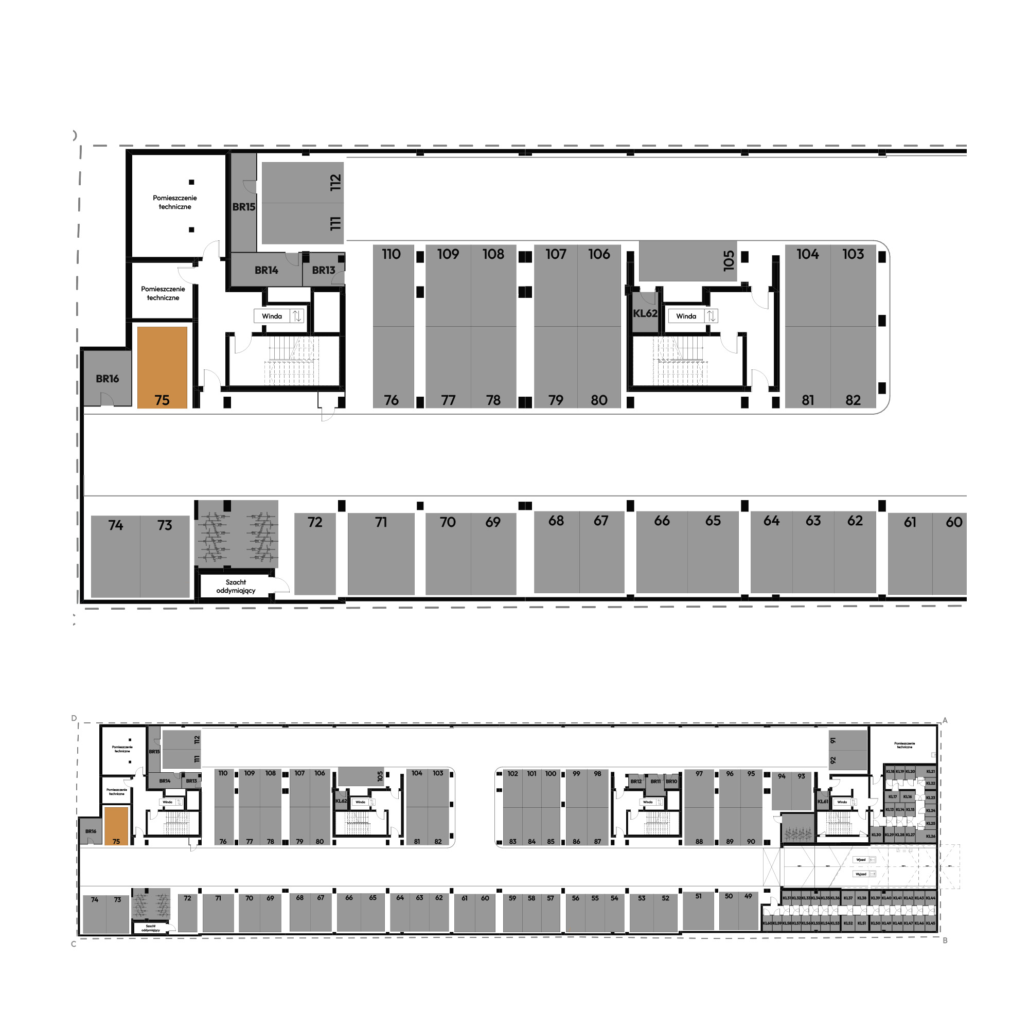 Dyfrakcja Łódzka Łódź mieszkanie deweloperskie na -1 piętrze z 0 pokojami