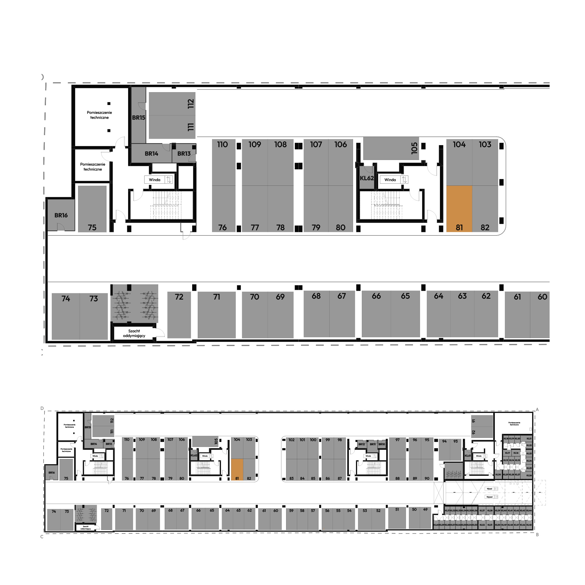 Dyfrakcja Łódzka Łódź mieszkanie deweloperskie na -1 piętrze z 0 pokojami