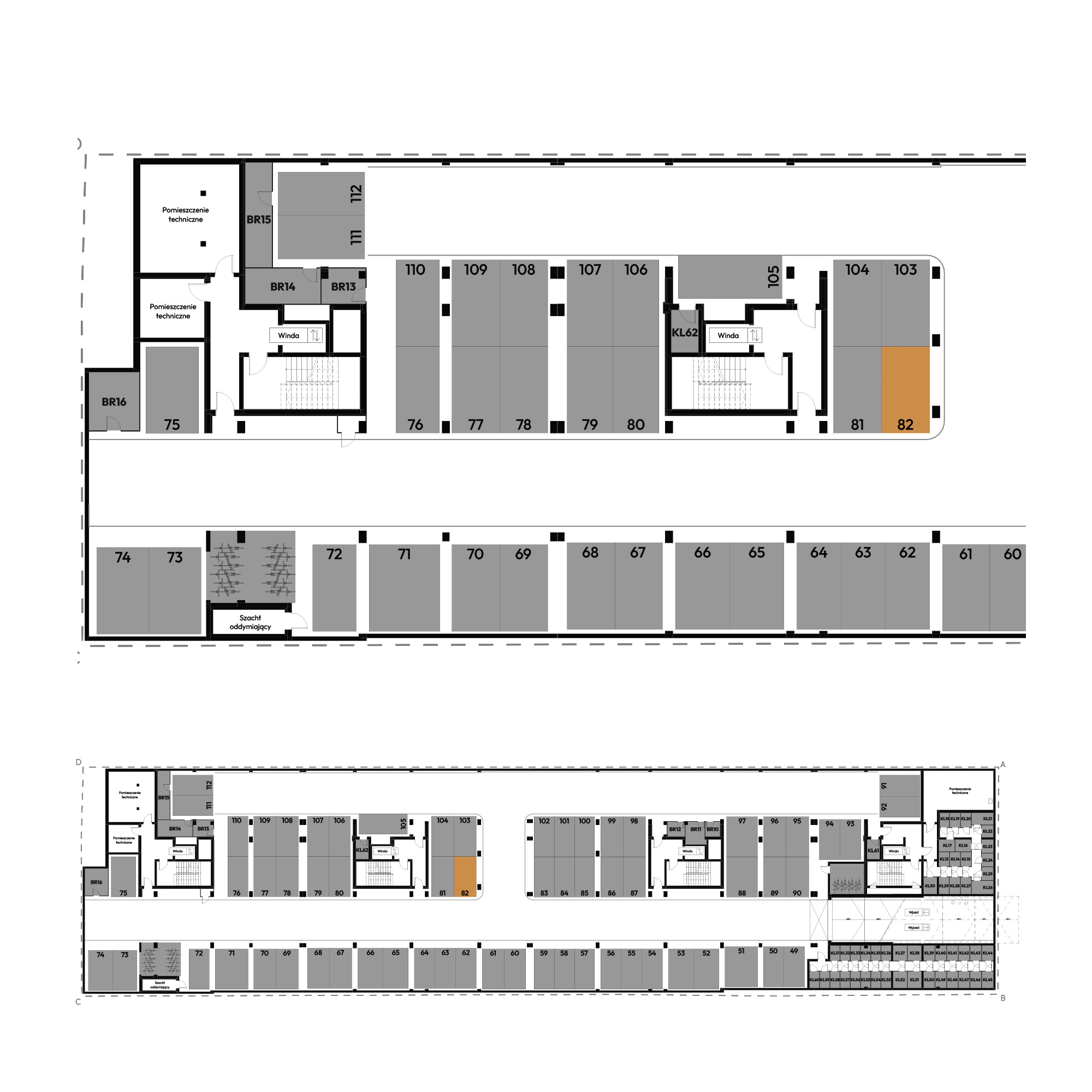 Dyfrakcja Łódzka Łódź mieszkanie deweloperskie na -1 piętrze z 0 pokojami