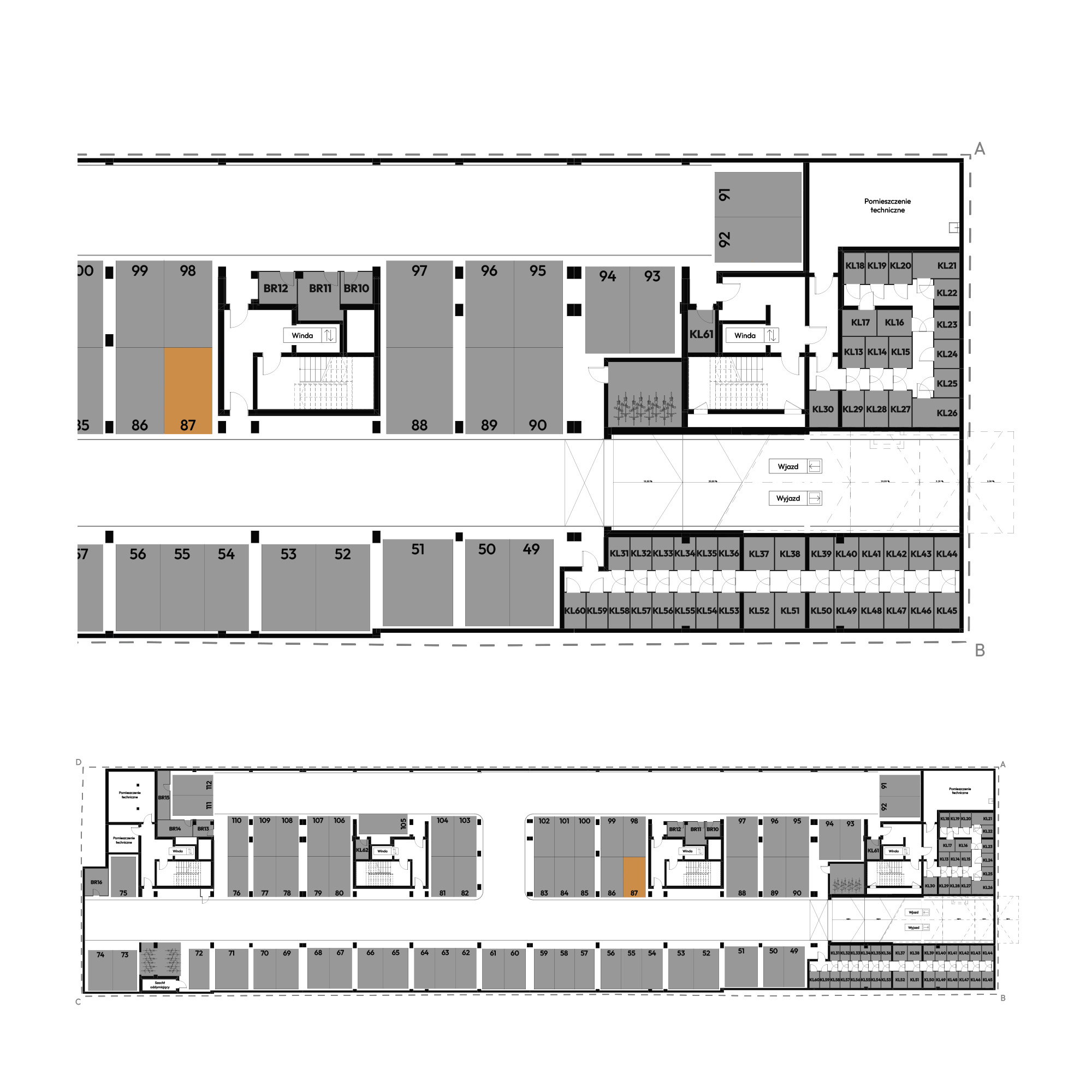 Dyfrakcja Łódzka Łódź mieszkanie deweloperskie na -1 piętrze z 0 pokojami