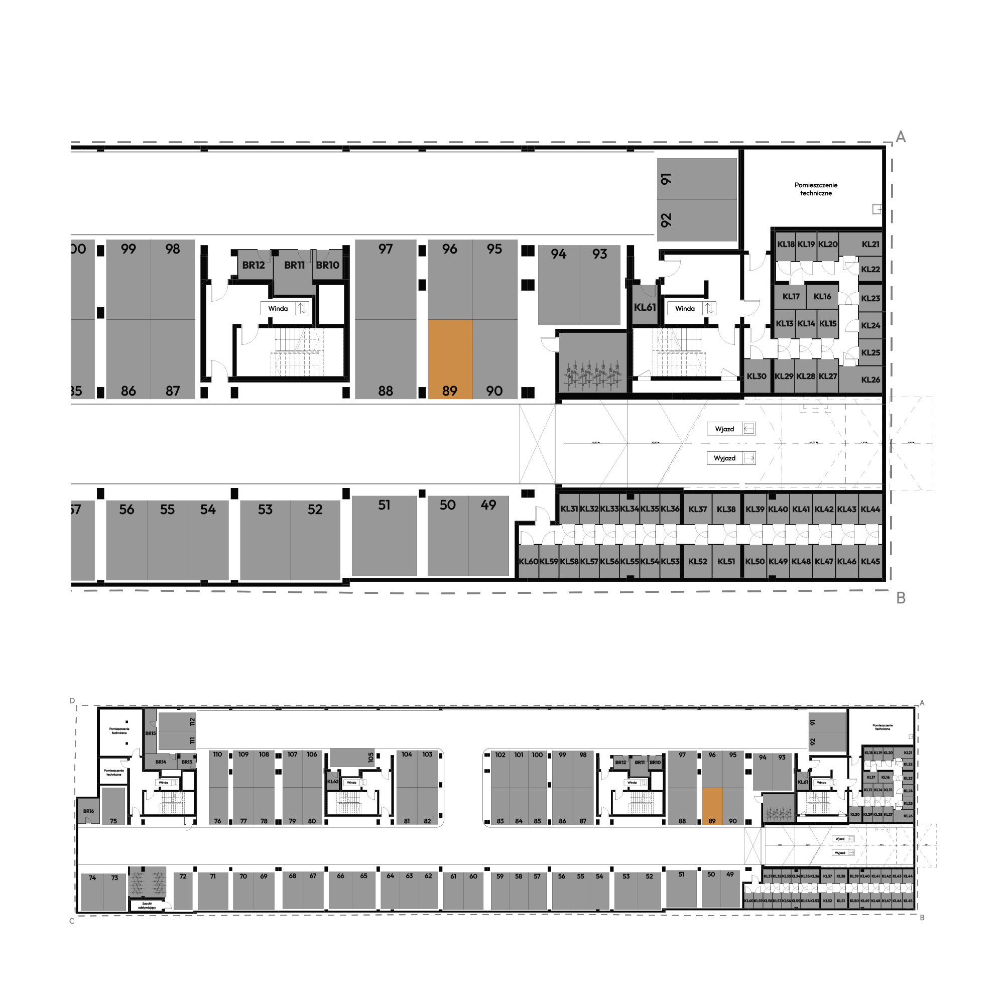 Dyfrakcja Łódzka Łódź mieszkanie deweloperskie na -1 piętrze z 0 pokojami