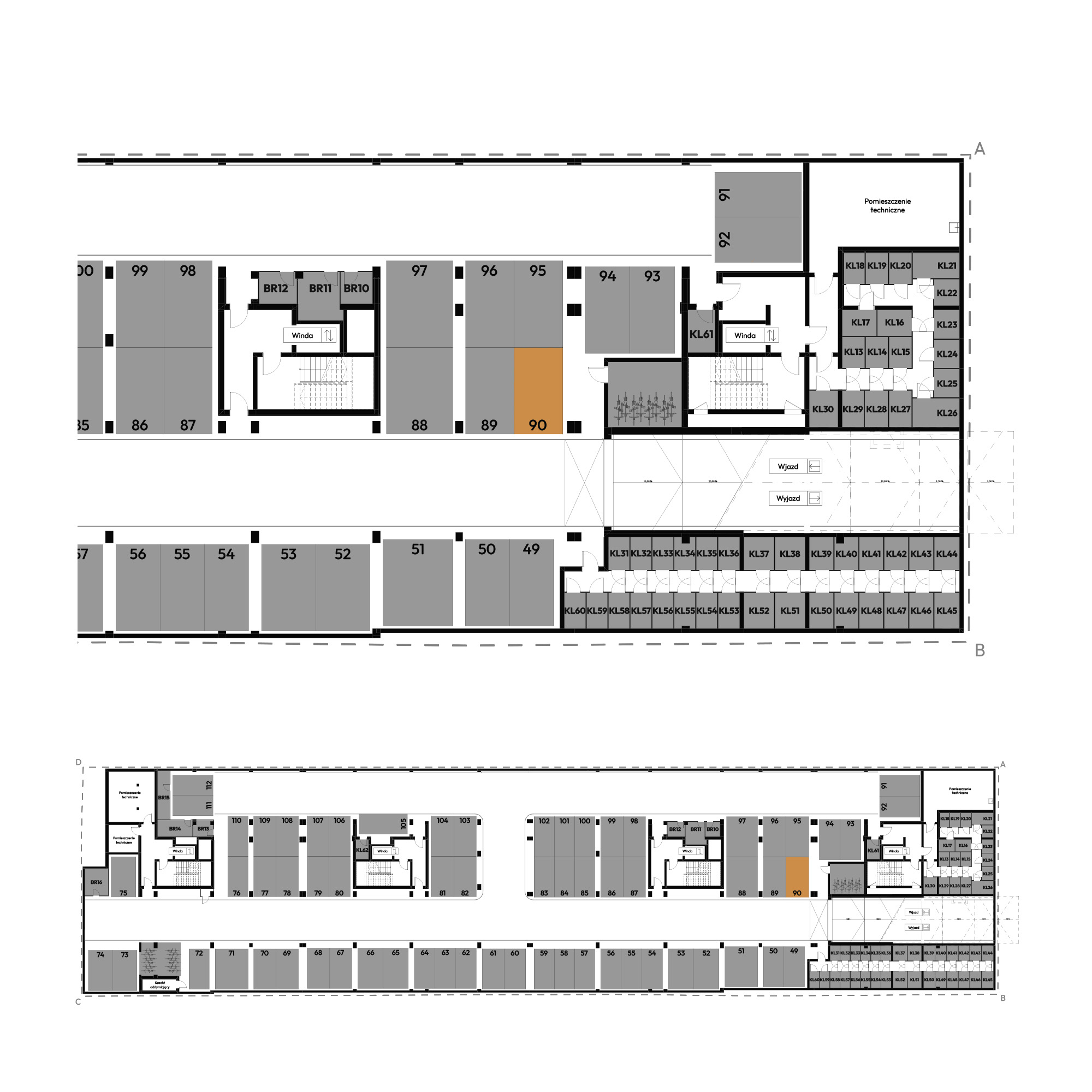 Dyfrakcja Łódzka Łódź mieszkanie deweloperskie na -1 piętrze z 0 pokojami