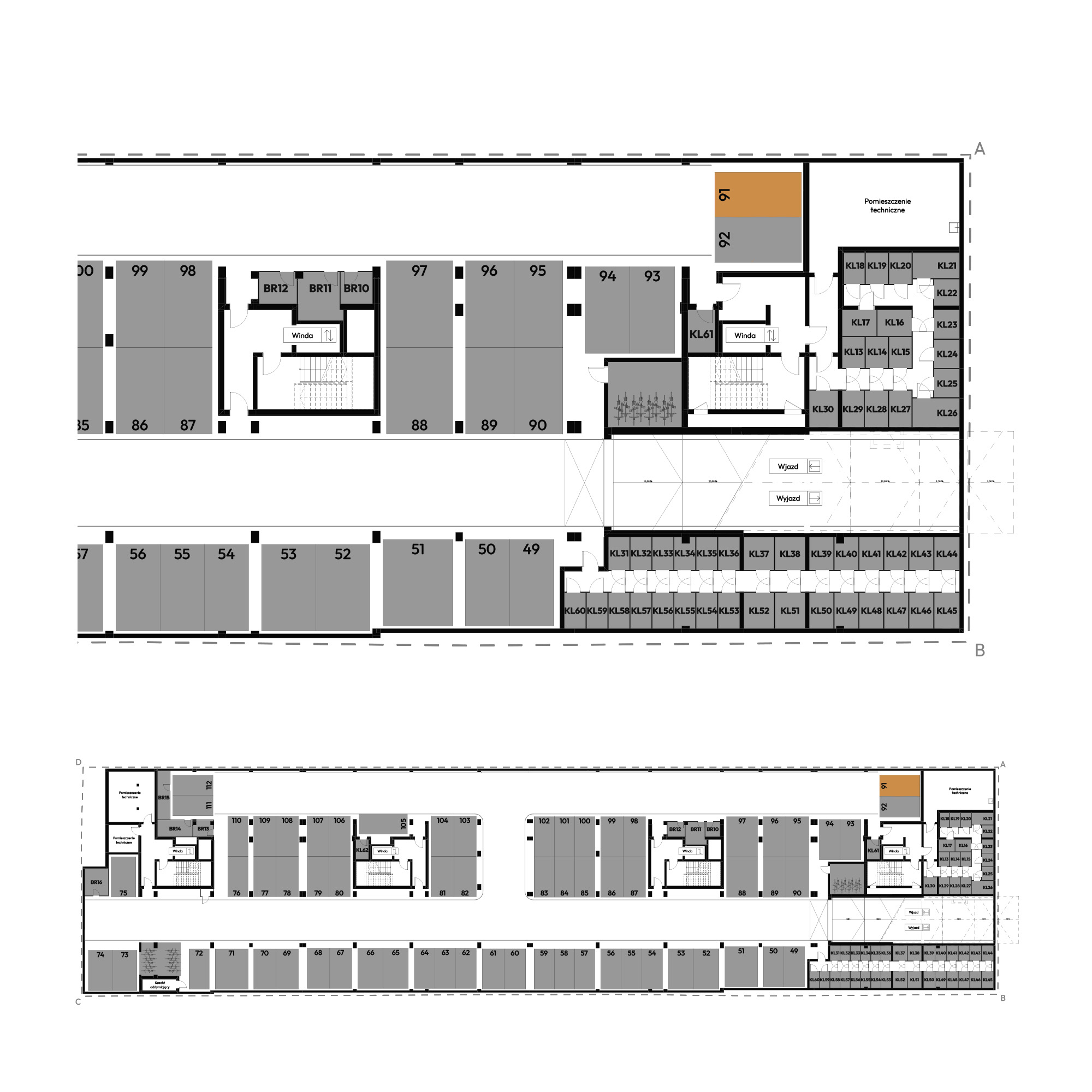 Dyfrakcja Łódzka Łódź mieszkanie deweloperskie na -1 piętrze z 0 pokojami