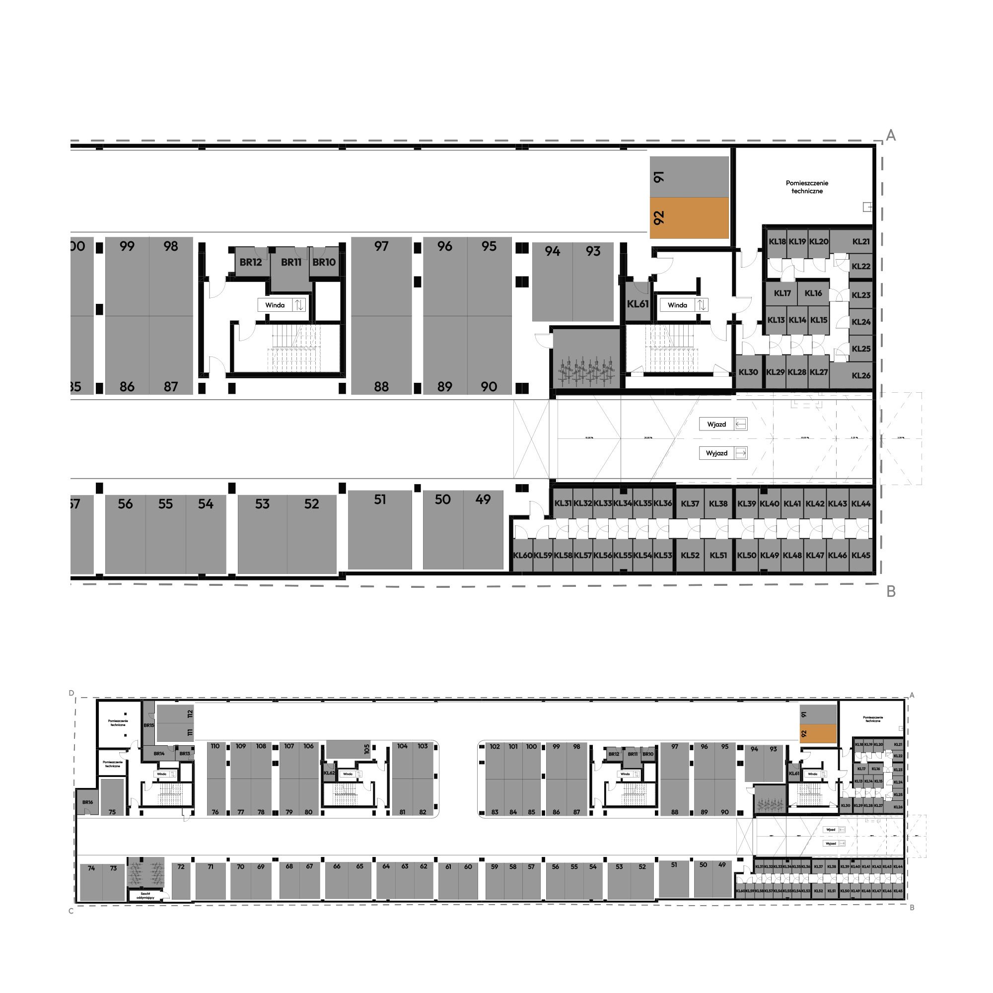 Dyfrakcja Łódzka Łódź mieszkanie deweloperskie na -1 piętrze z 0 pokojami