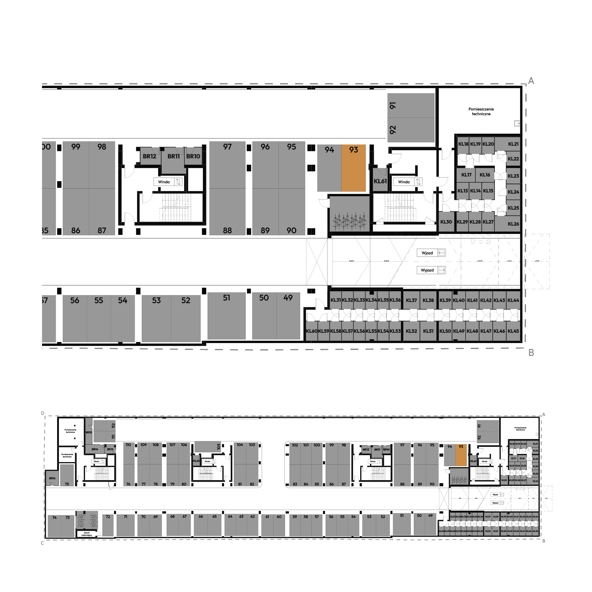 Dyfrakcja Łódzka Łódź mieszkanie deweloperskie na -1 piętrze z 0 pokojami