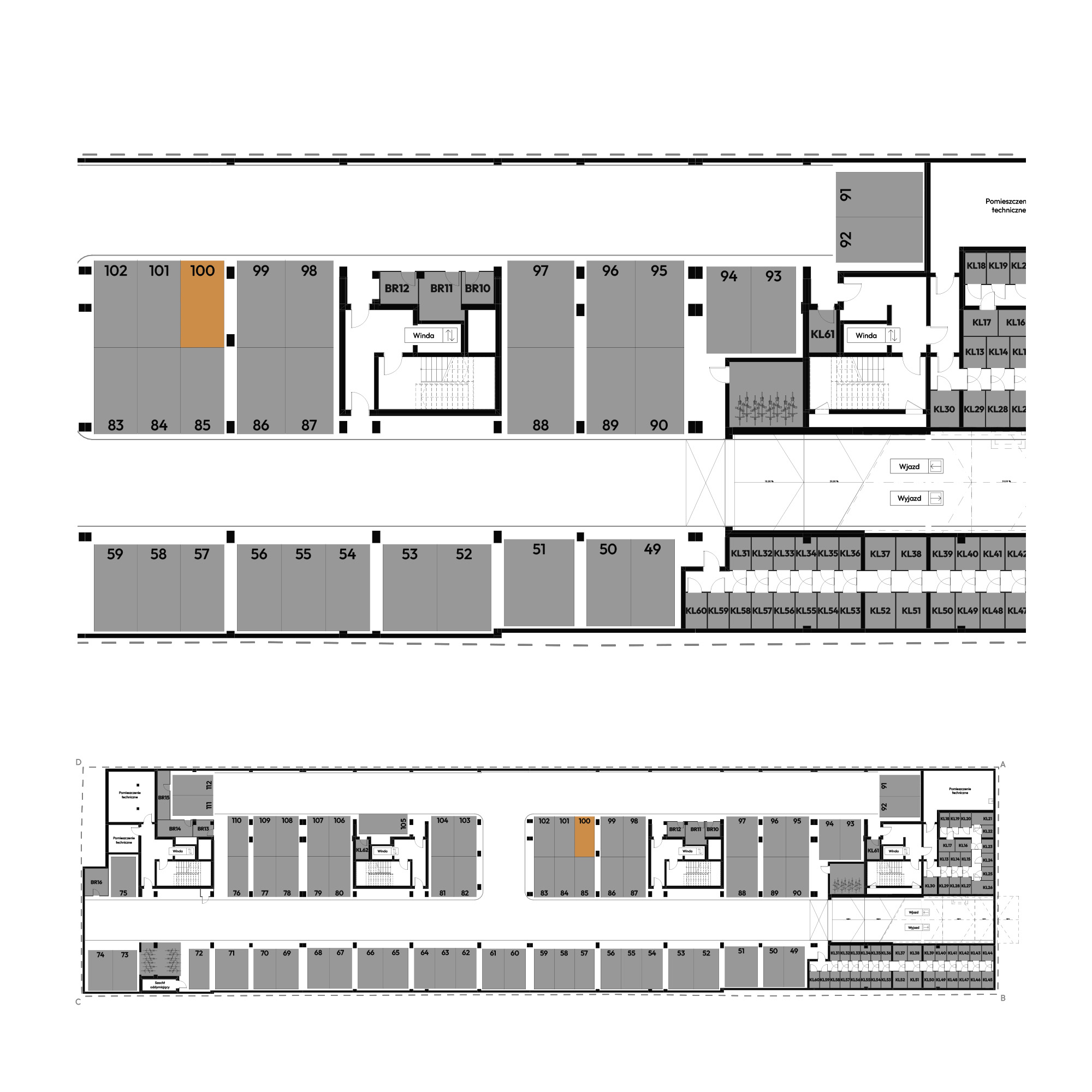 Dyfrakcja Łódzka Łódź mieszkanie deweloperskie na -1 piętrze z 0 pokojami