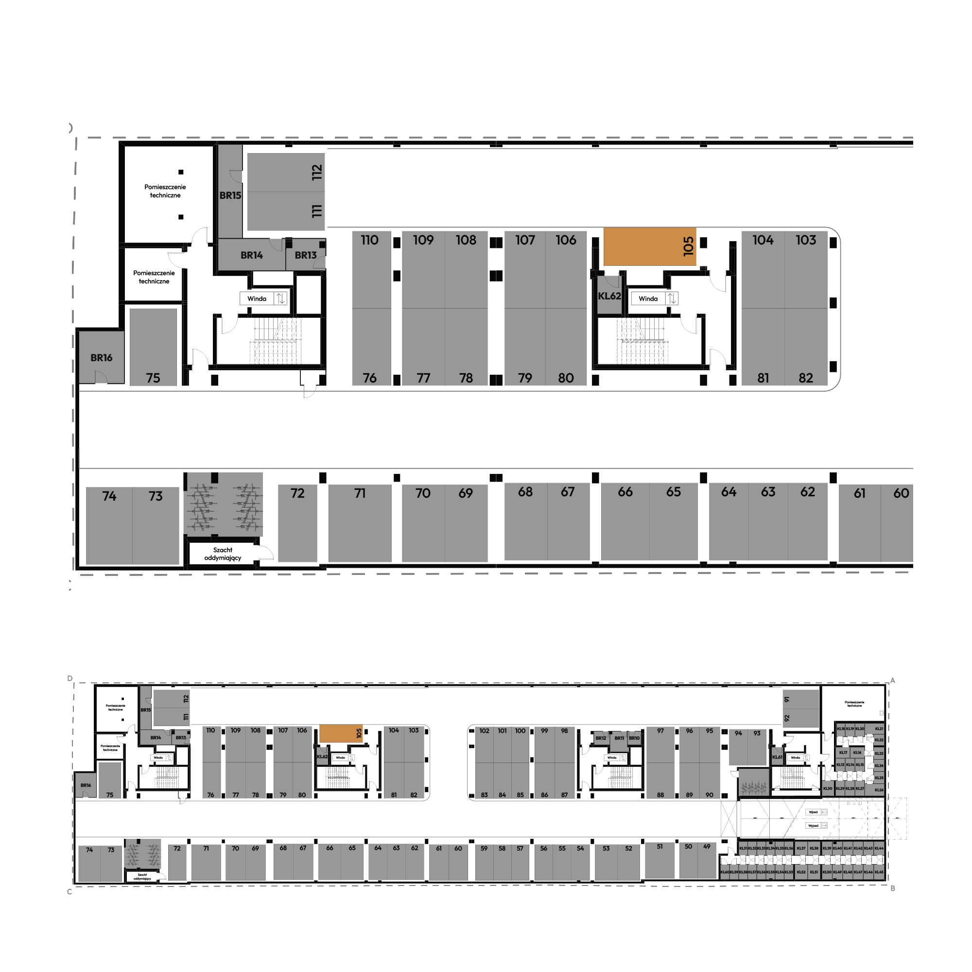 Dyfrakcja Łódzka Łódź mieszkanie deweloperskie na -1 piętrze z 0 pokojami