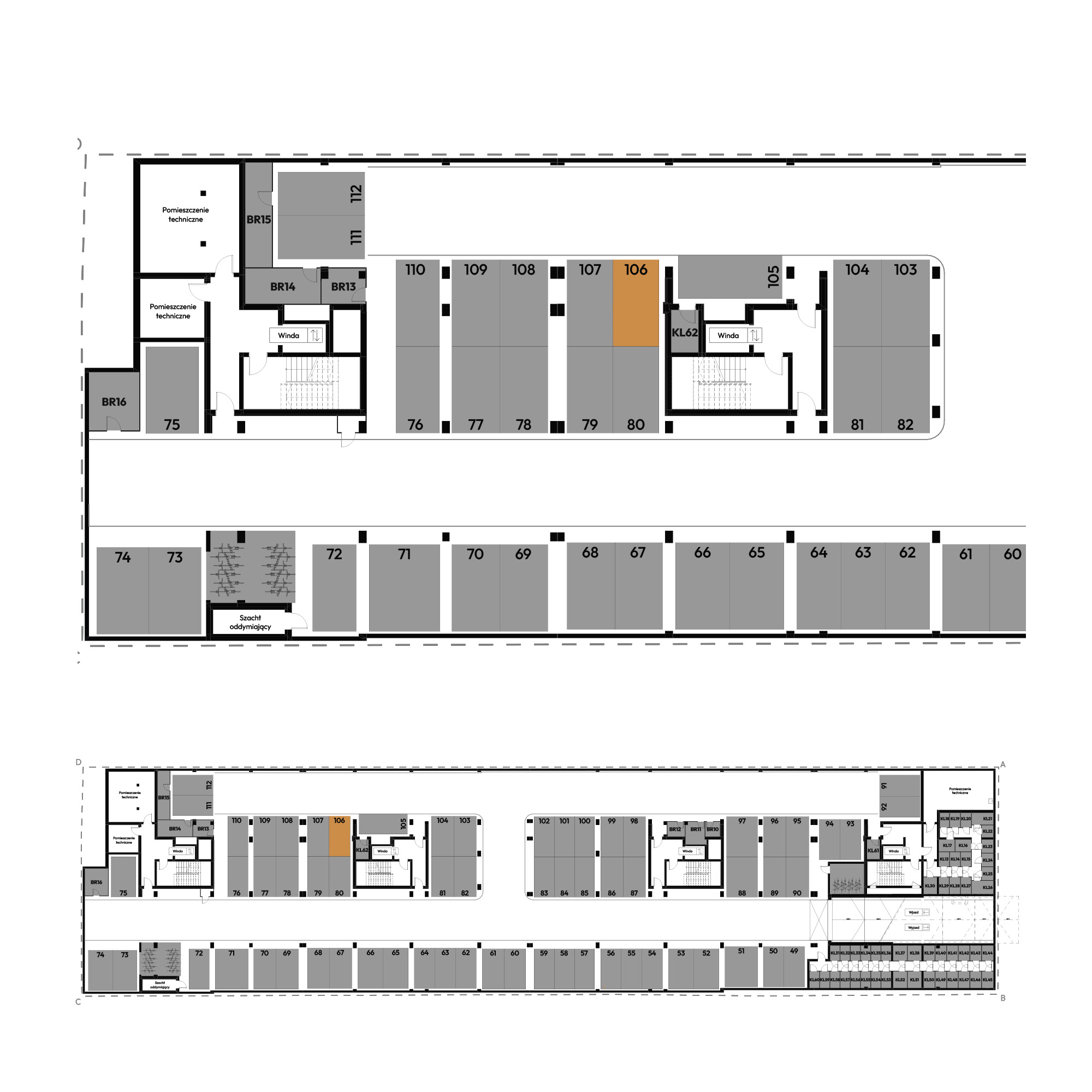 Dyfrakcja Łódzka Łódź mieszkanie deweloperskie na -1 piętrze z 0 pokojami