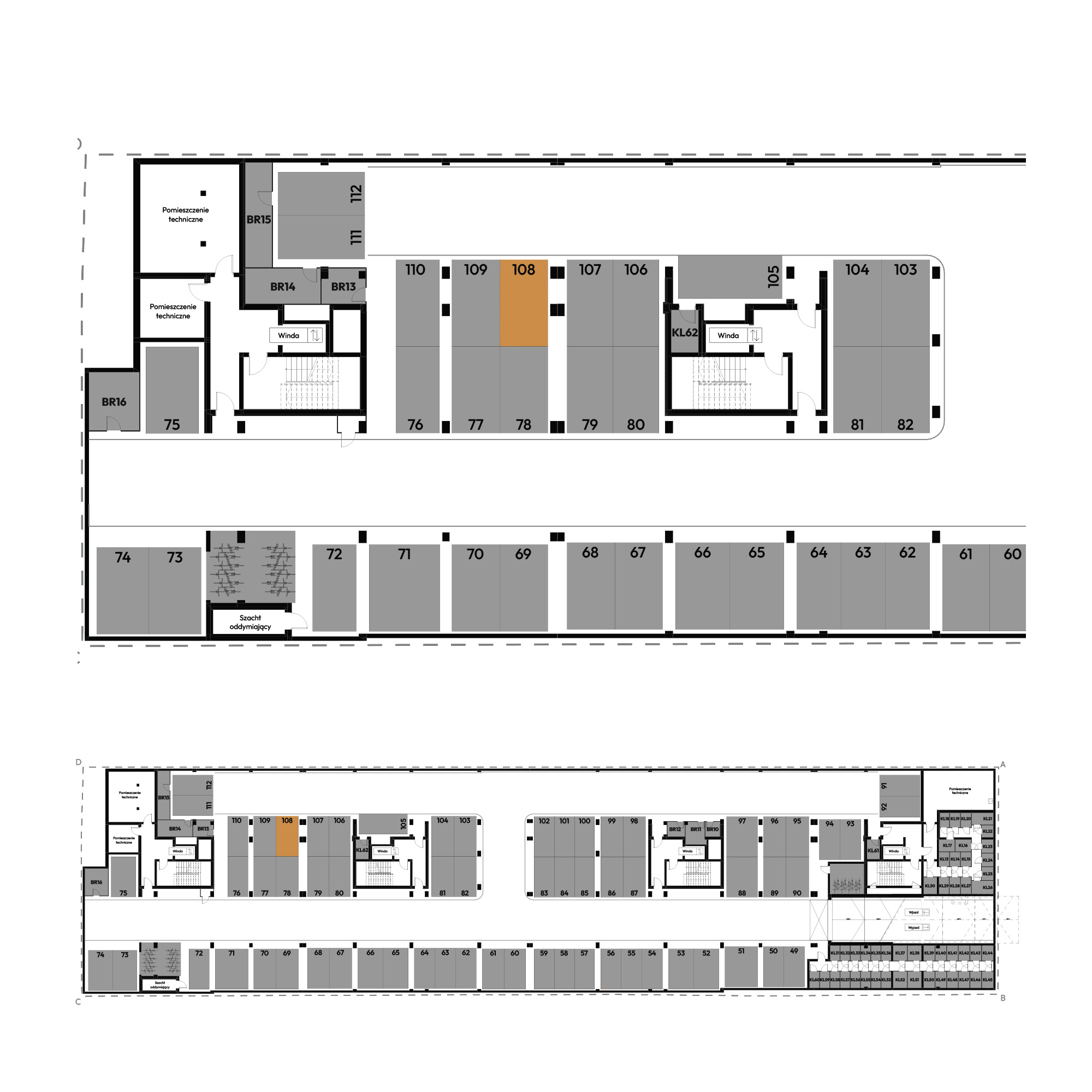 Dyfrakcja Łódzka Łódź mieszkanie deweloperskie na -1 piętrze z 0 pokojami