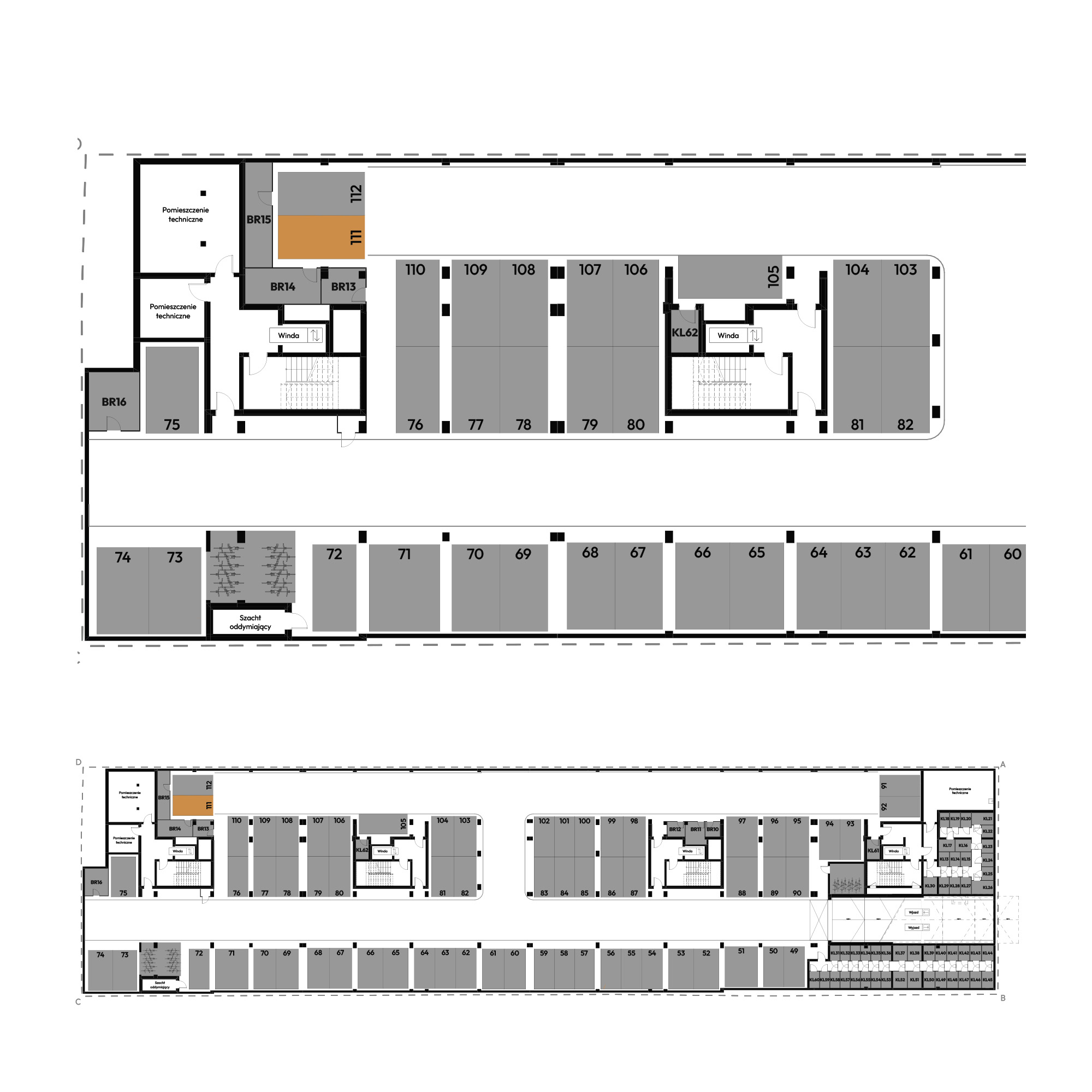 Dyfrakcja Łódzka Łódź mieszkanie deweloperskie na -1 piętrze z 0 pokojami