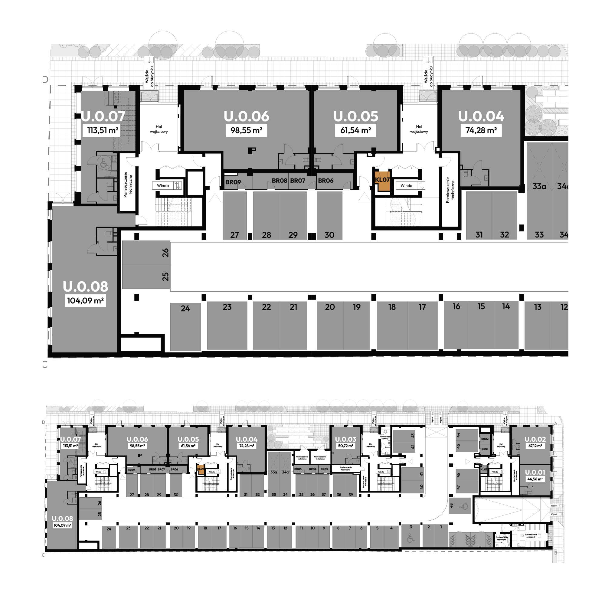 Dyfrakcja Łódzka Łódź mieszkanie deweloperskie na  parterze z 0 pokojami