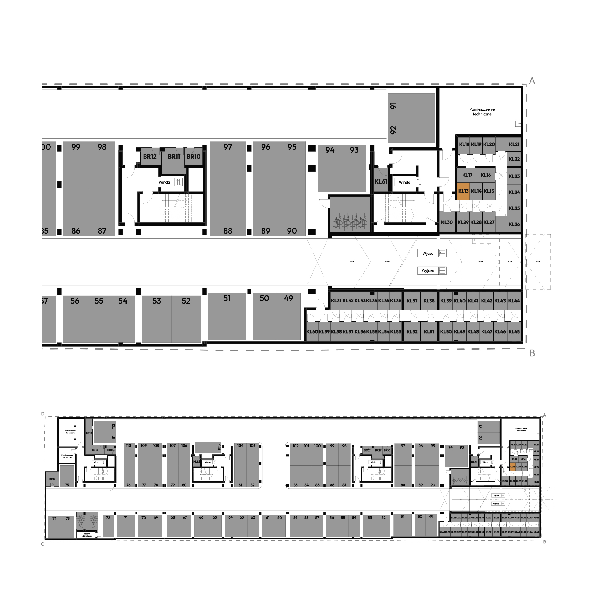 Dyfrakcja Łódzka Łódź mieszkanie deweloperskie na -1 piętrze z 0 pokojami