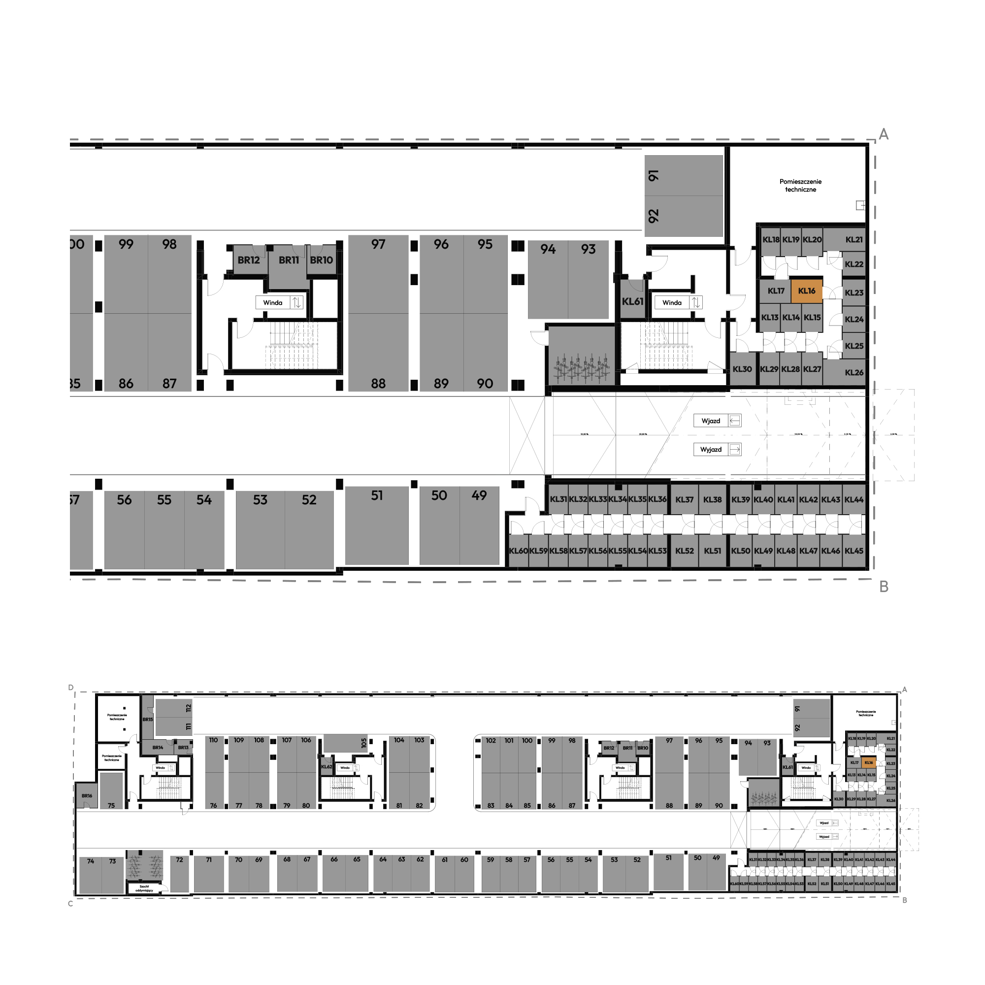 Dyfrakcja Łódzka Łódź mieszkanie deweloperskie na -1 piętrze z 0 pokojami