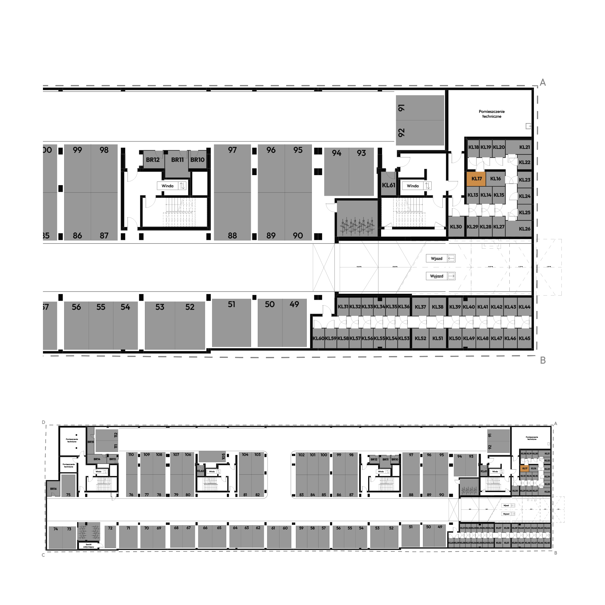 Dyfrakcja Łódzka Łódź mieszkanie deweloperskie na -1 piętrze z 0 pokojami