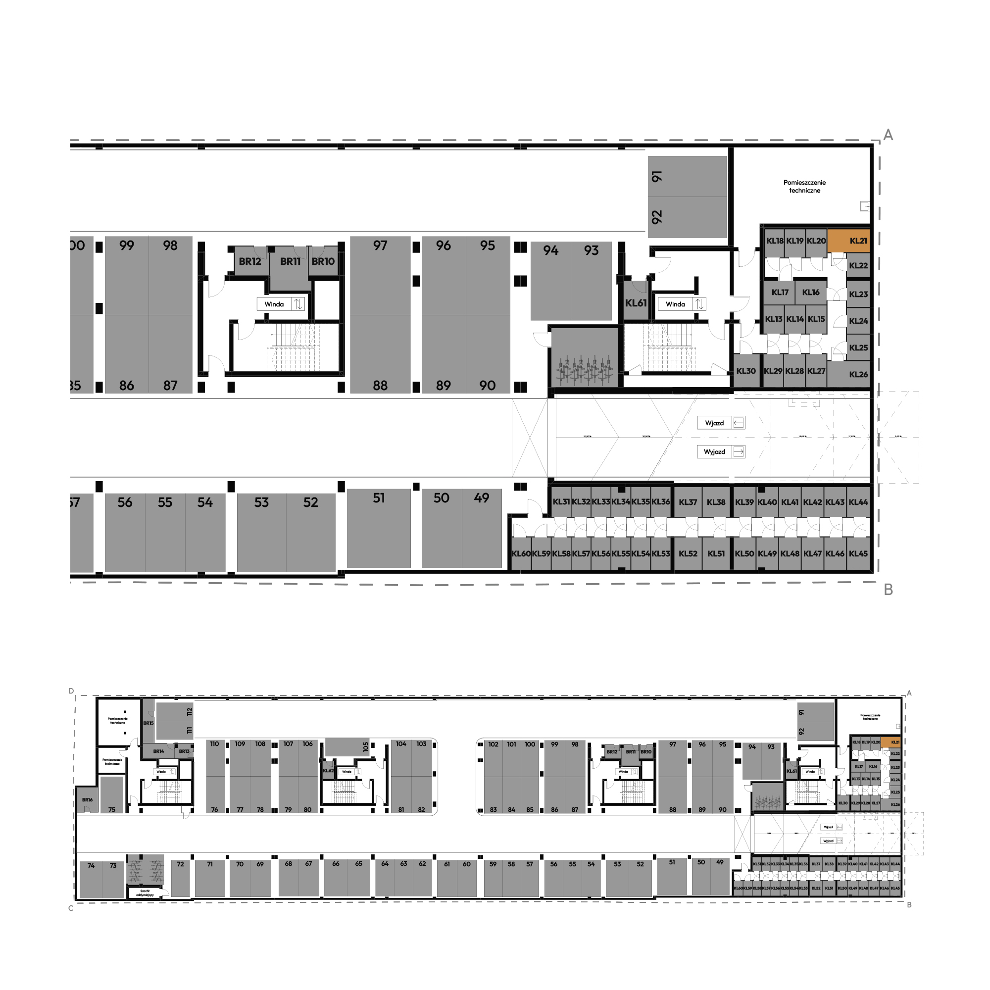 Dyfrakcja Łódzka Łódź mieszkanie deweloperskie na -1 piętrze z 0 pokojami