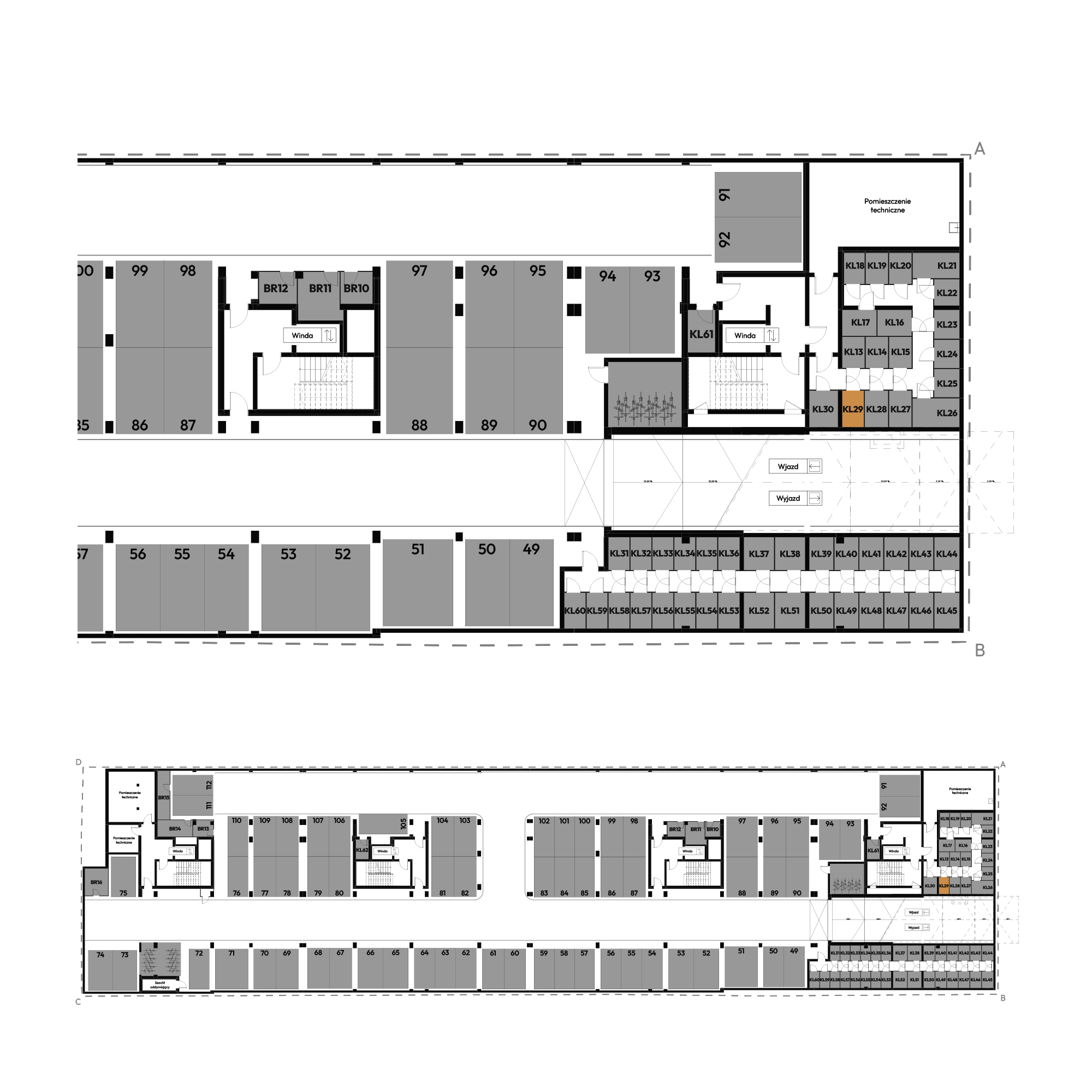 Dyfrakcja Łódzka Łódź mieszkanie deweloperskie na -1 piętrze z 0 pokojami