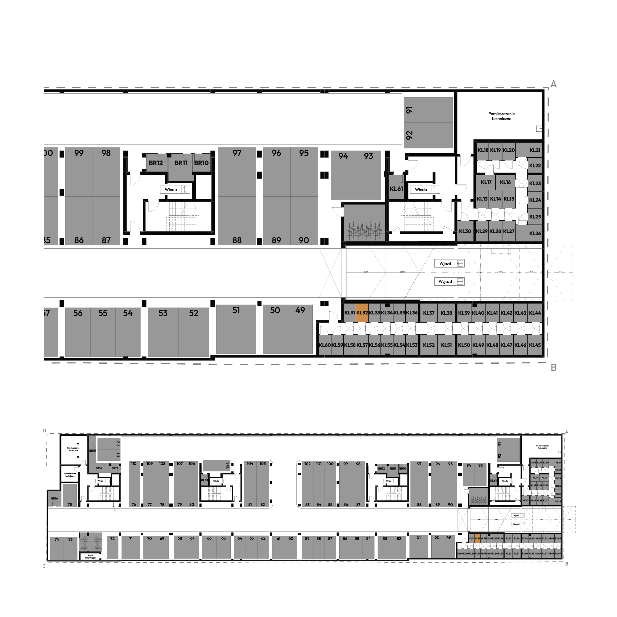 Dyfrakcja Łódzka Łódź mieszkanie deweloperskie na -1 piętrze z 0 pokojami