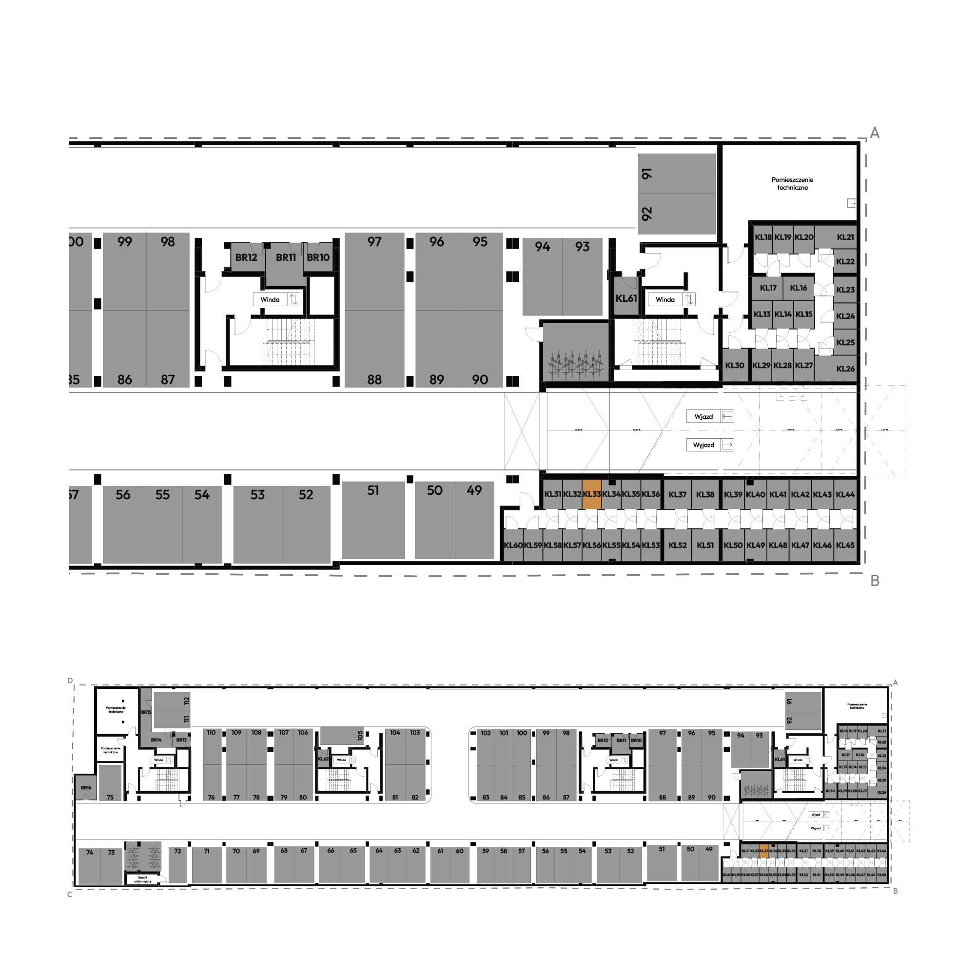 Dyfrakcja Łódzka Łódź mieszkanie deweloperskie na -1 piętrze z 0 pokojami