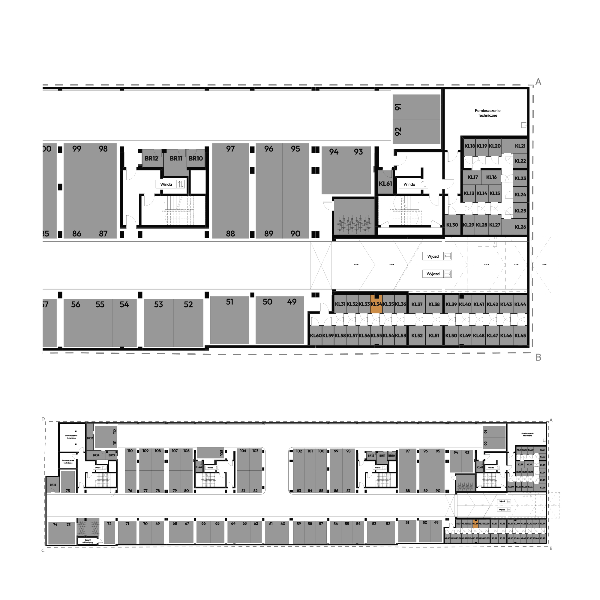 Dyfrakcja Łódzka Łódź mieszkanie deweloperskie na -1 piętrze z 0 pokojami
