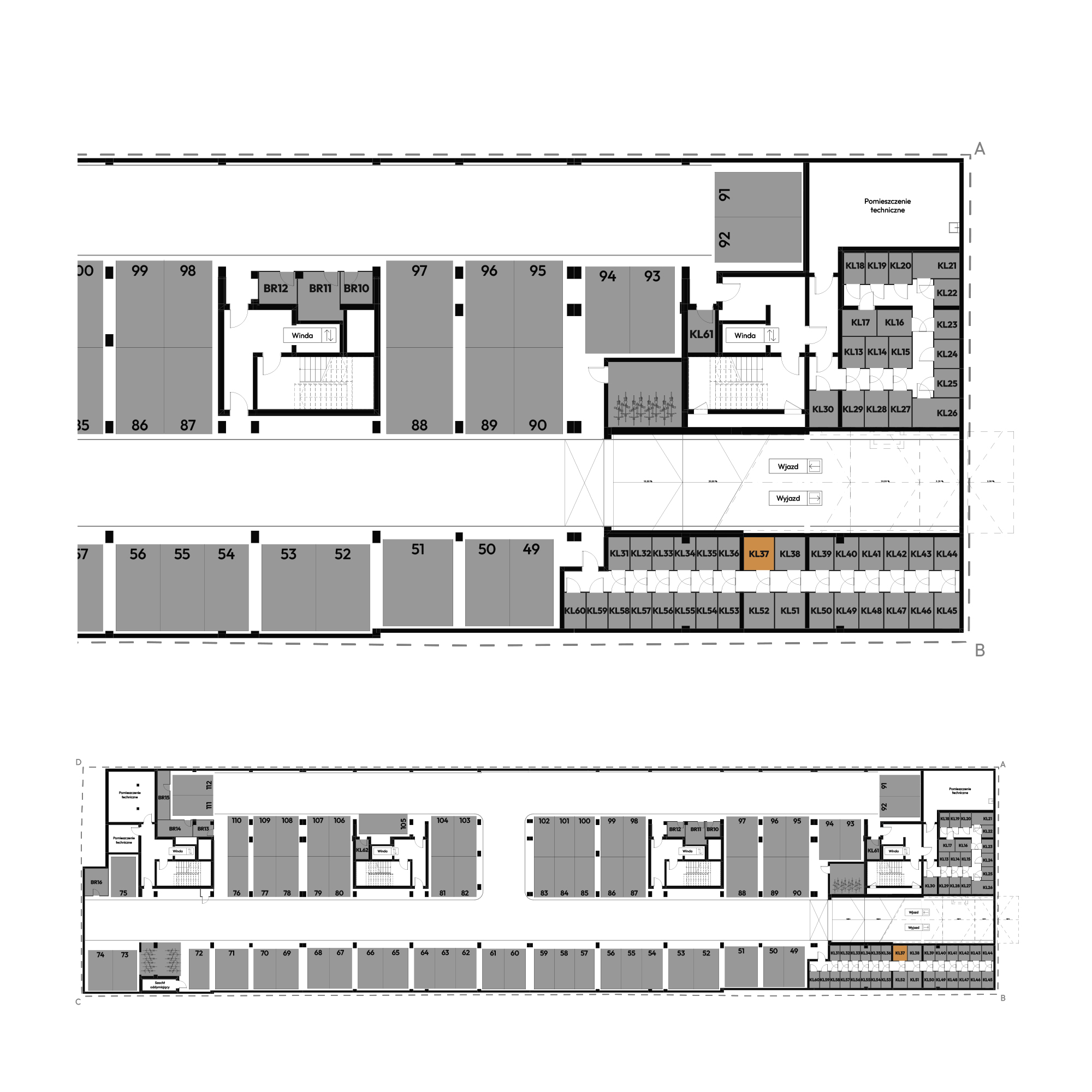 Dyfrakcja Łódzka Łódź mieszkanie deweloperskie na -1 piętrze z 0 pokojami
