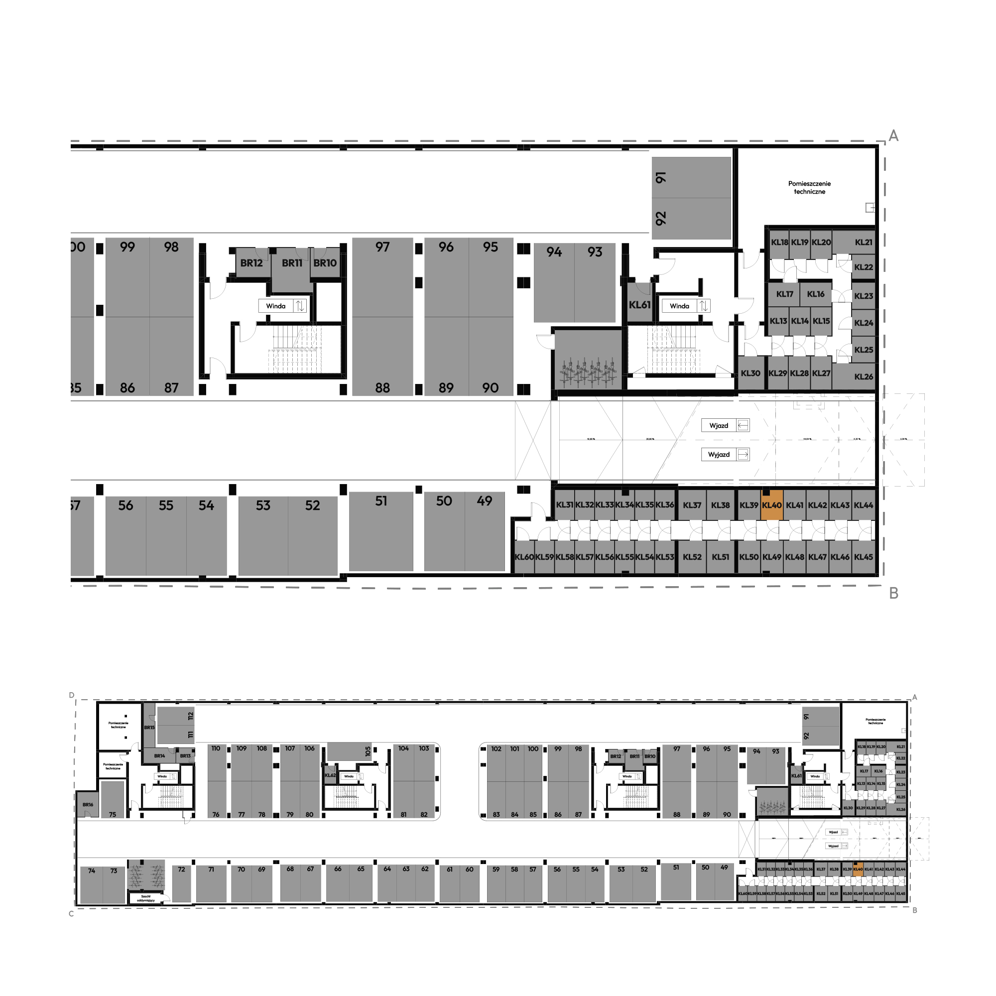 Dyfrakcja Łódzka Łódź mieszkanie deweloperskie na -1 piętrze z 0 pokojami