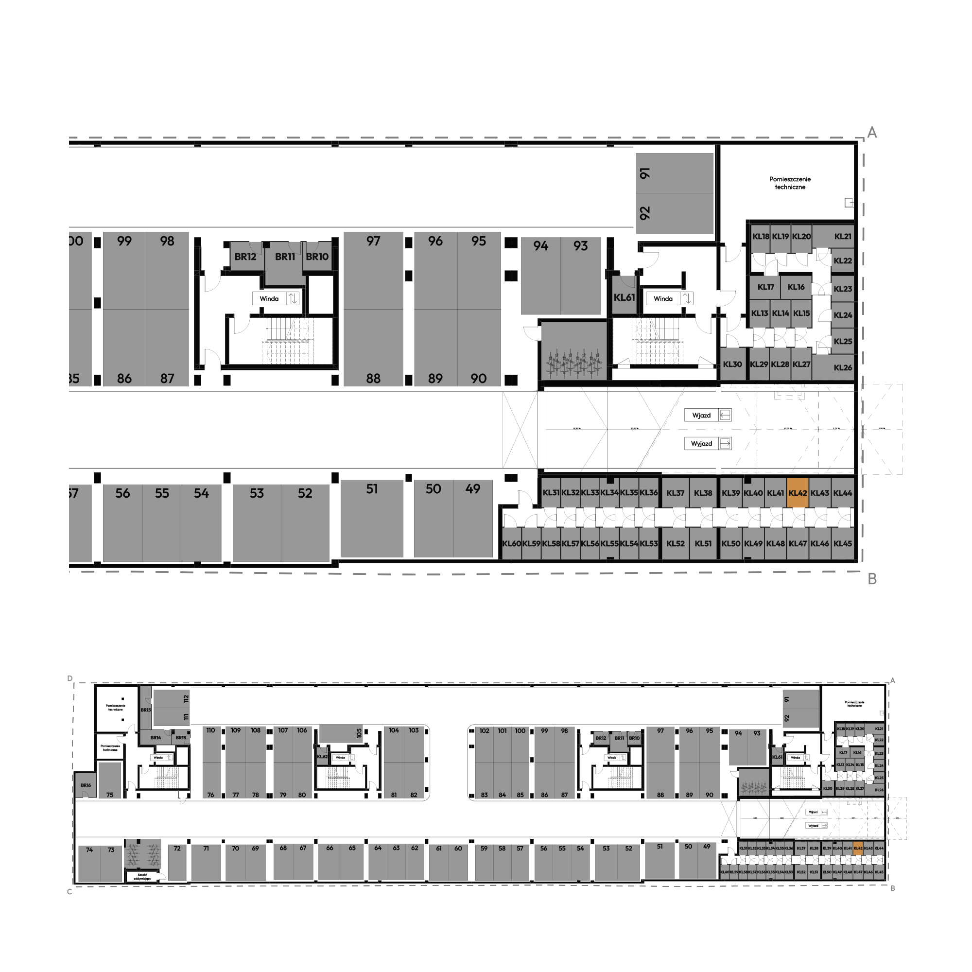 Dyfrakcja Łódzka Łódź mieszkanie deweloperskie na -1 piętrze z 0 pokojami