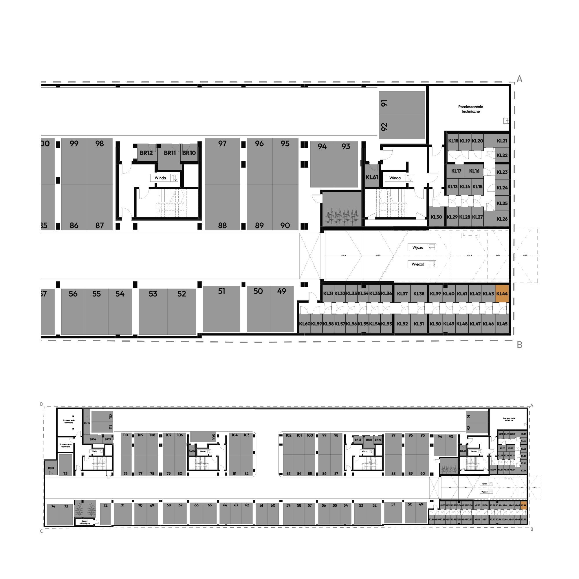 Dyfrakcja Łódzka Łódź mieszkanie deweloperskie na -1 piętrze z 0 pokojami