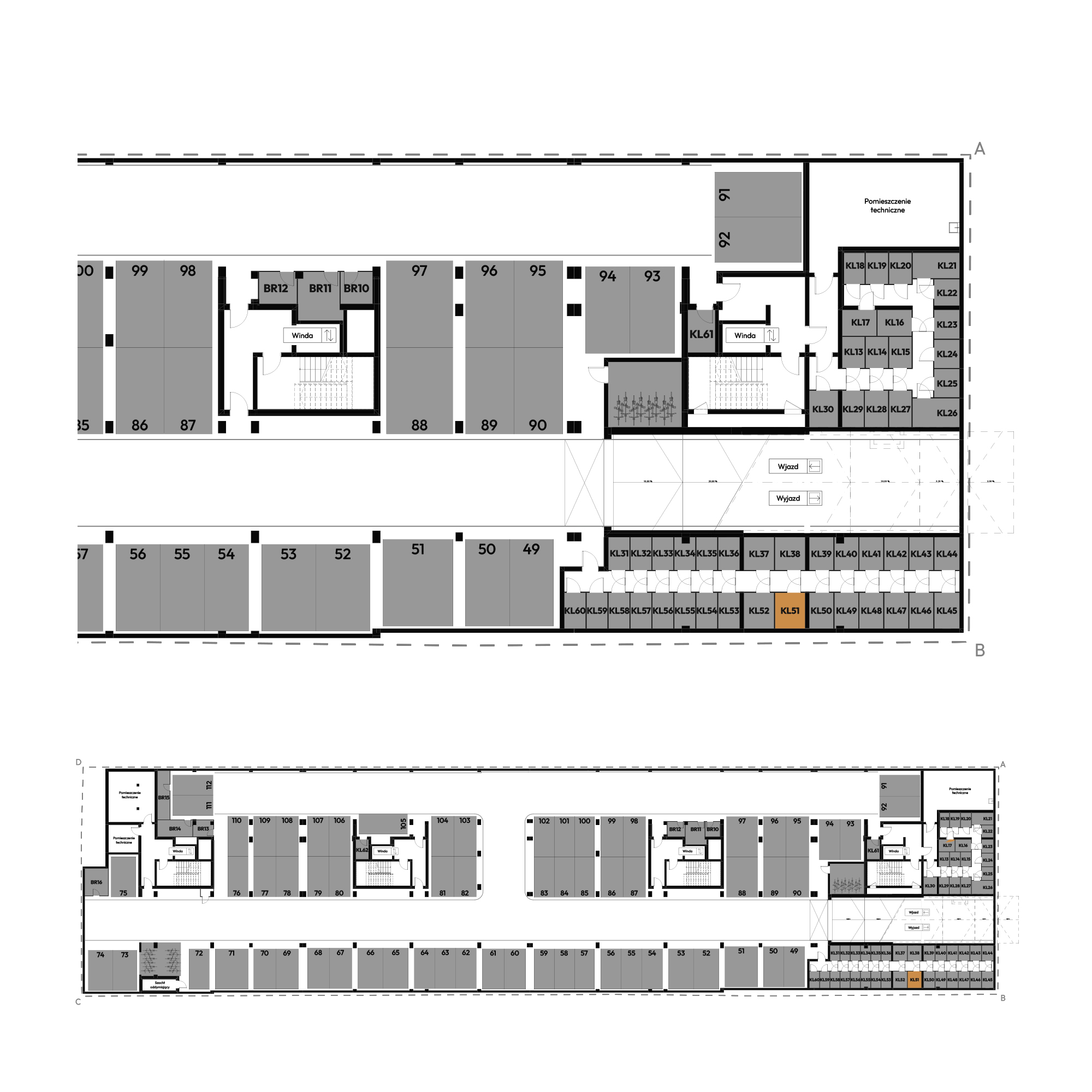 Dyfrakcja Łódzka Łódź mieszkanie deweloperskie na -1 piętrze z 0 pokojami