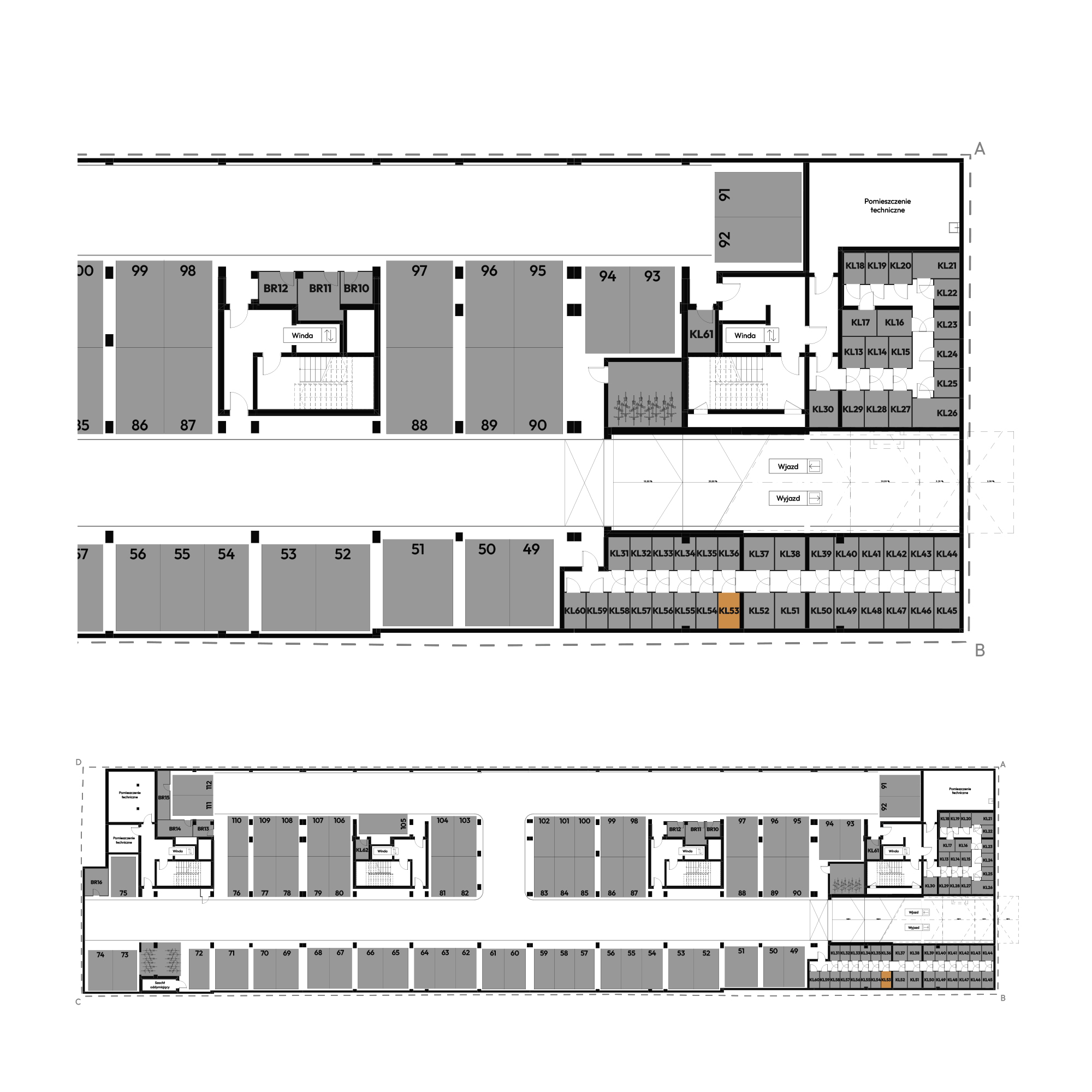 Dyfrakcja Łódzka Łódź mieszkanie deweloperskie na -1 piętrze z 0 pokojami