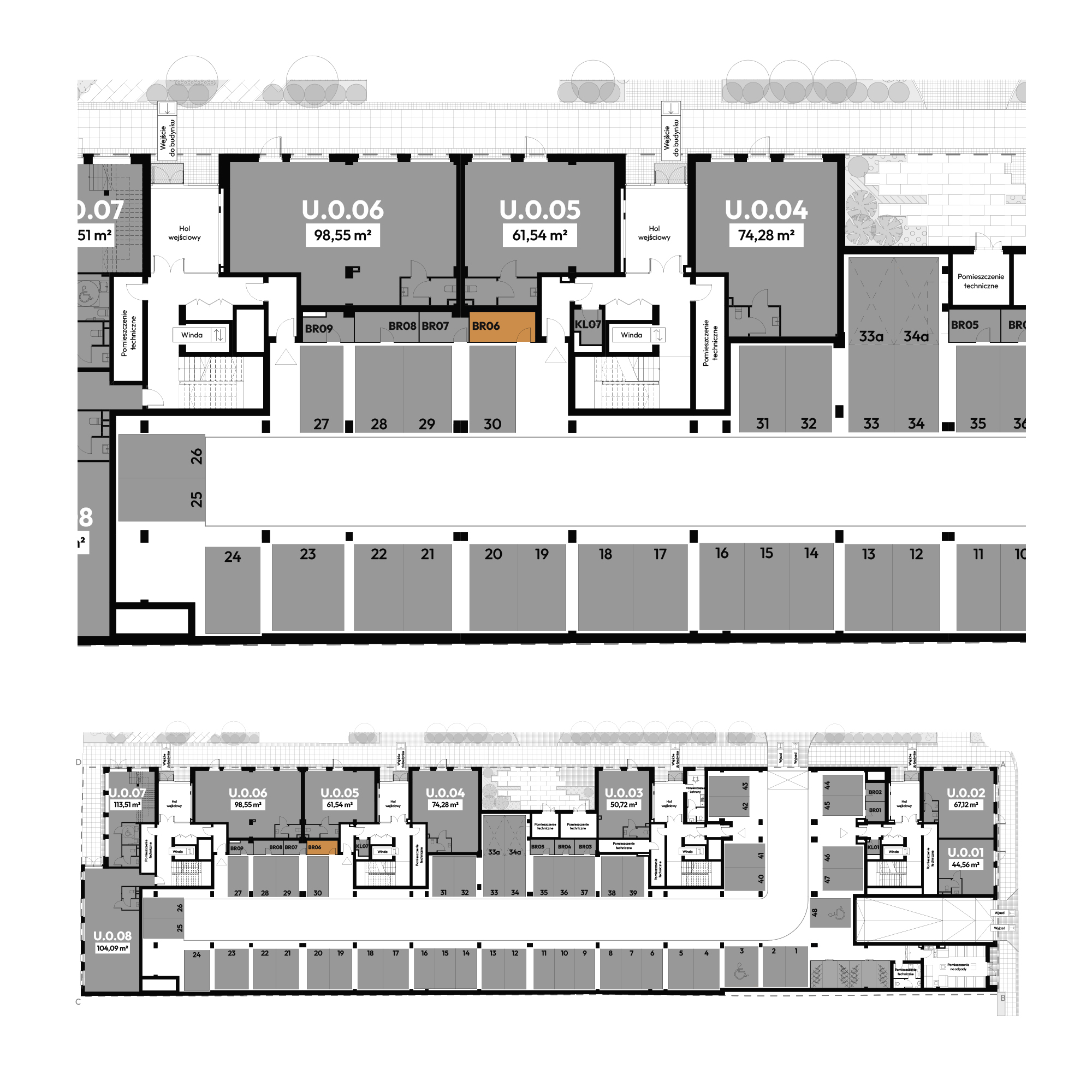 Dyfrakcja Łódzka Łódź mieszkanie deweloperskie na  parterze z 0 pokojami