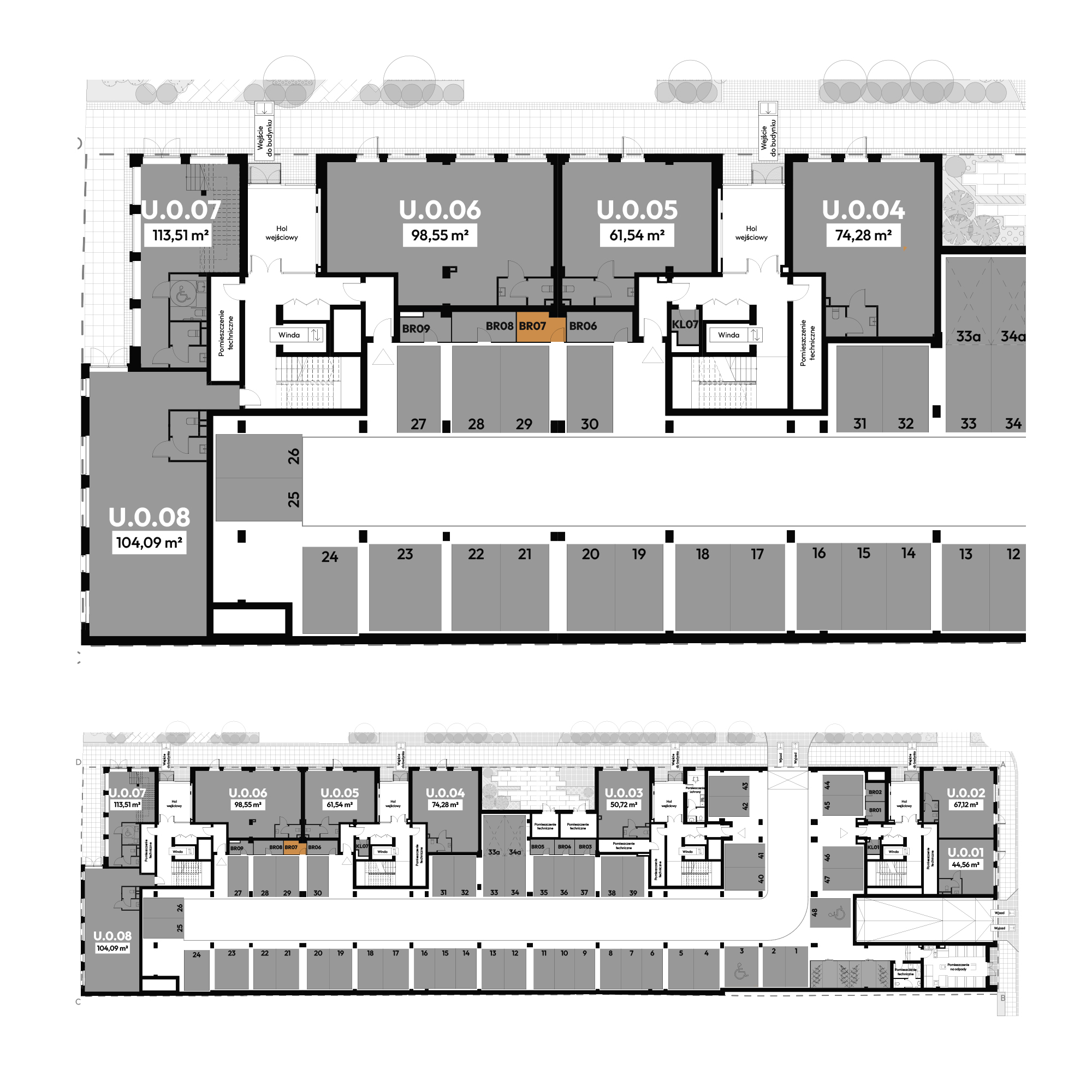 Dyfrakcja Łódzka Łódź mieszkanie deweloperskie na  parterze z 0 pokojami