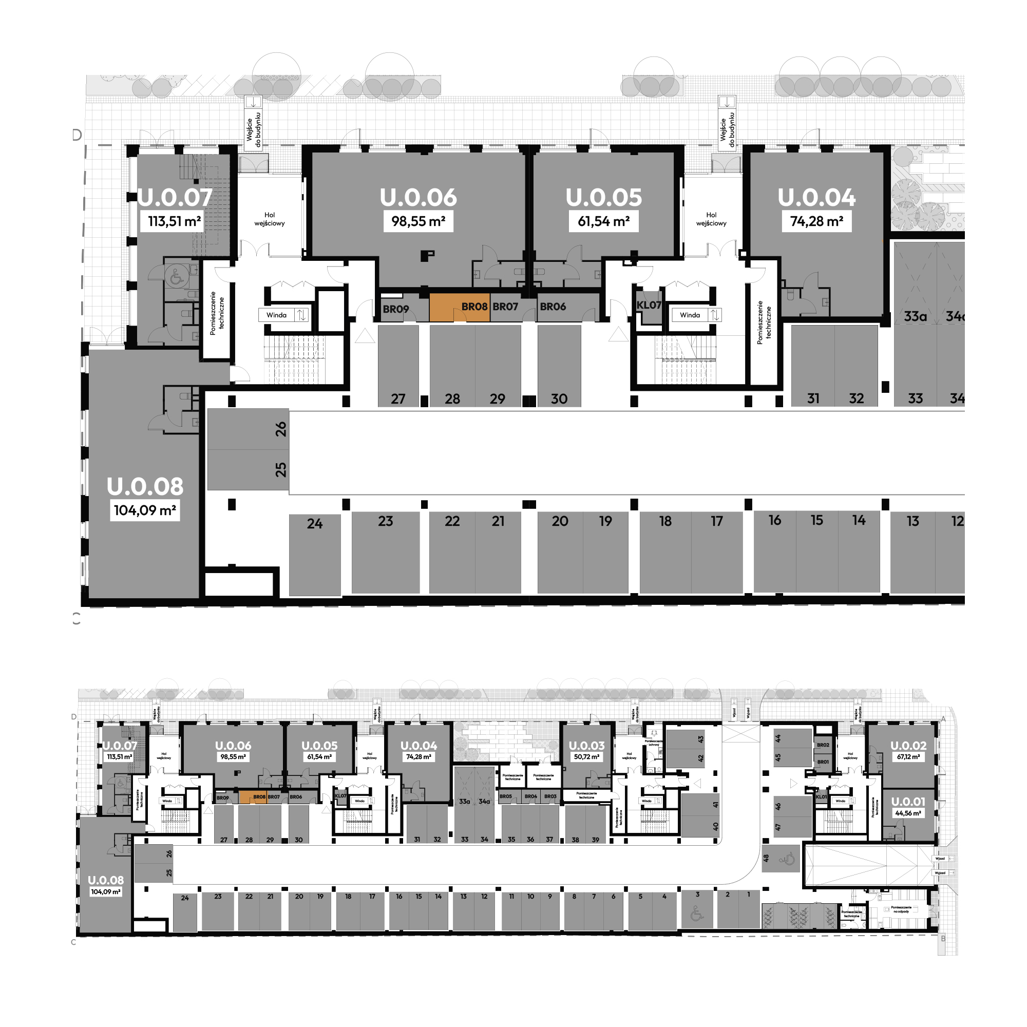 Dyfrakcja Łódzka Łódź mieszkanie deweloperskie na  parterze z 0 pokojami