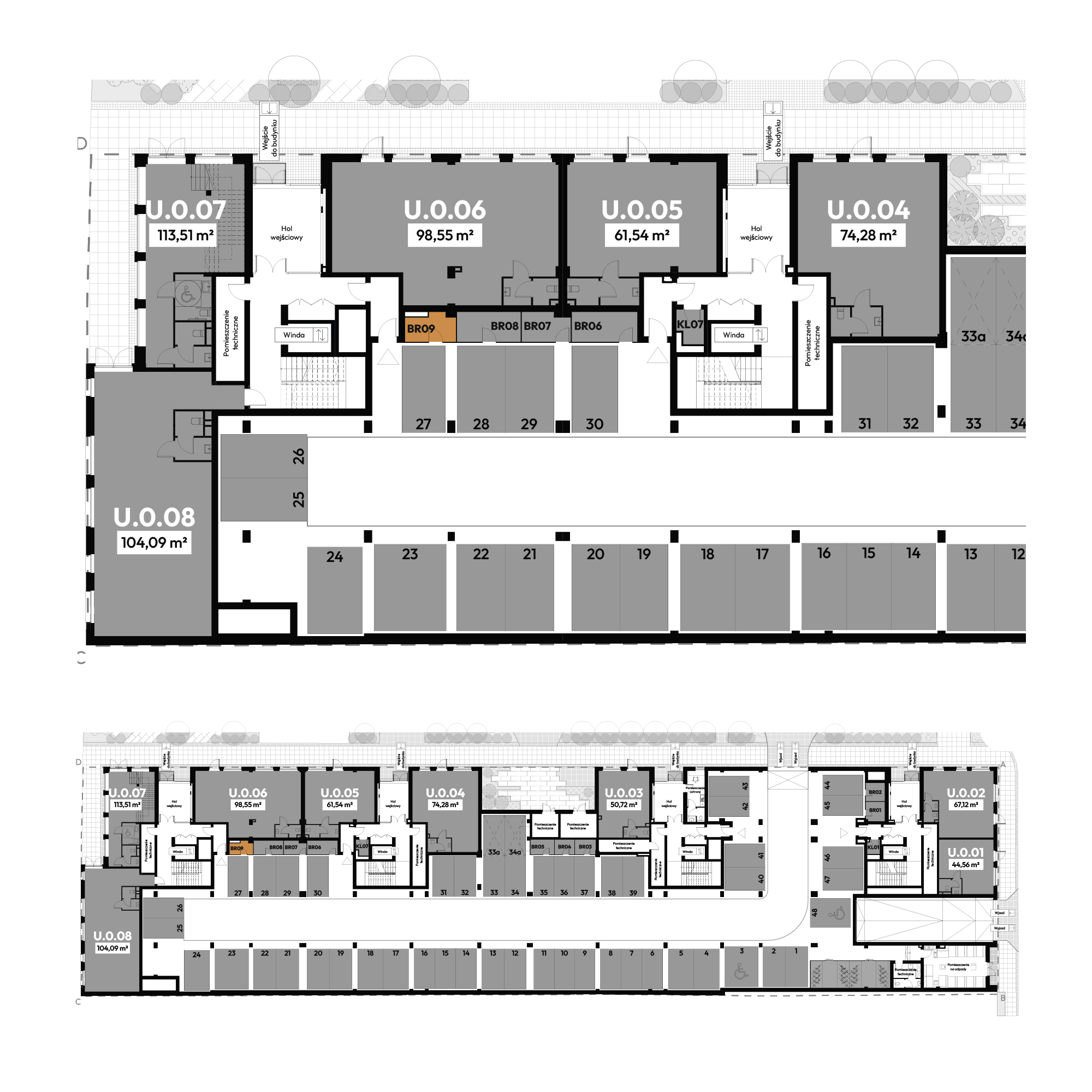 Dyfrakcja Łódzka Łódź mieszkanie deweloperskie na  parterze z 0 pokojami